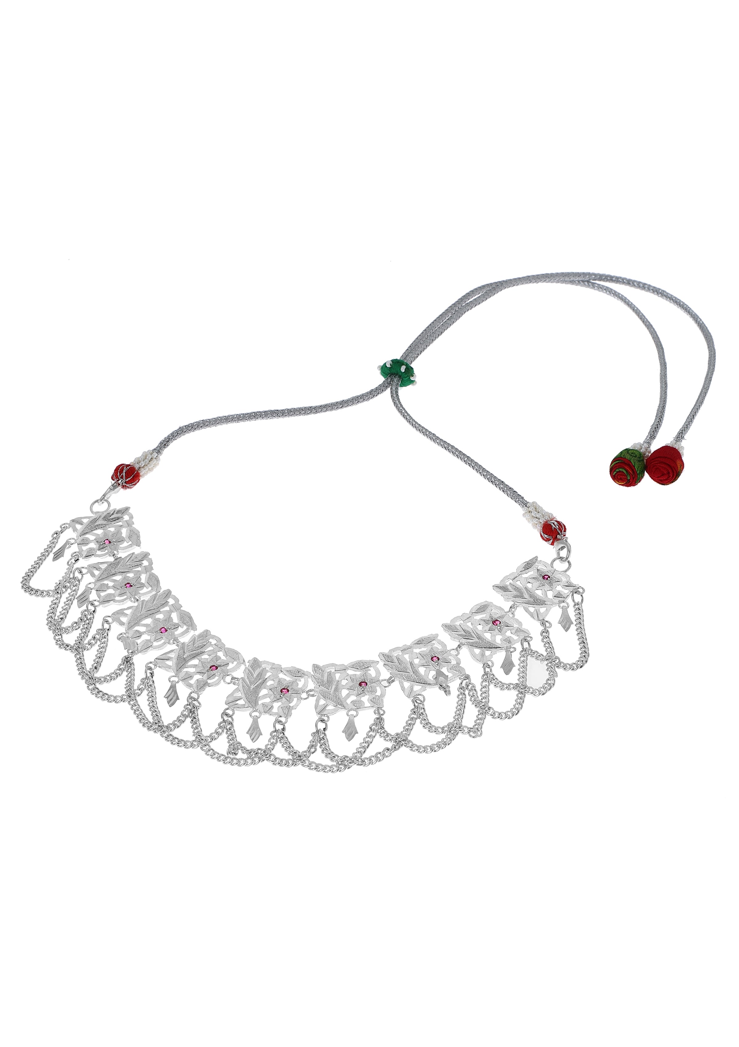 Madhumalti Handmade Silver Necklace