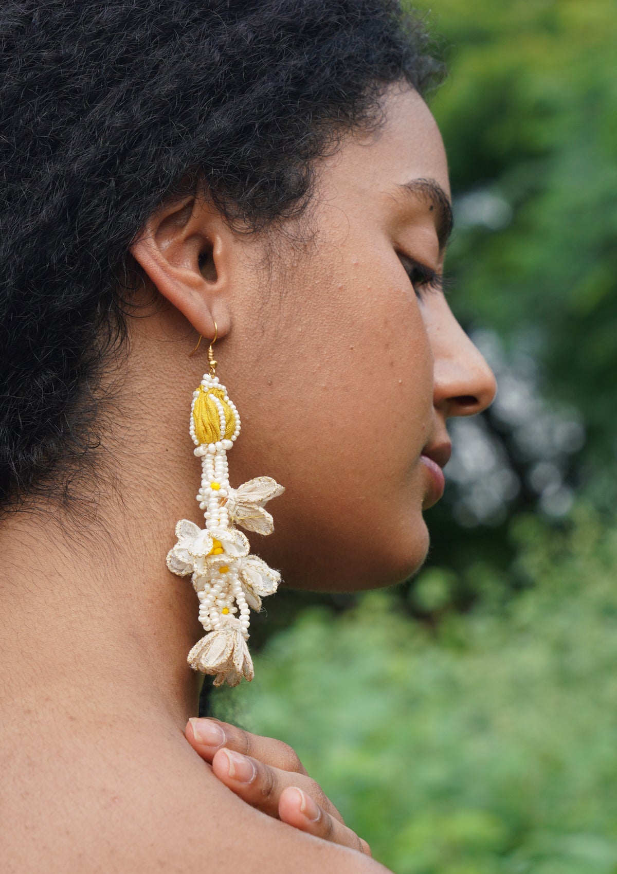 Marigold Floral Earrings