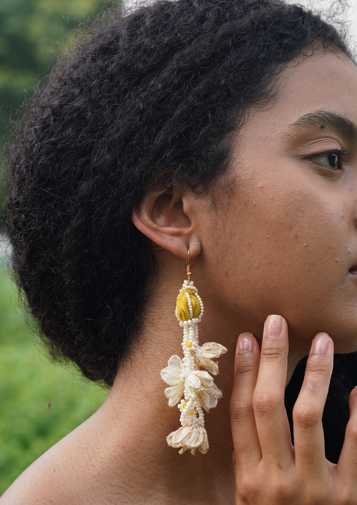 Marigold Floral Earrings