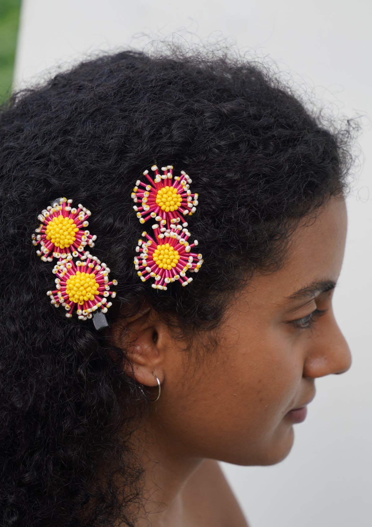 Mimosa Floral Clips