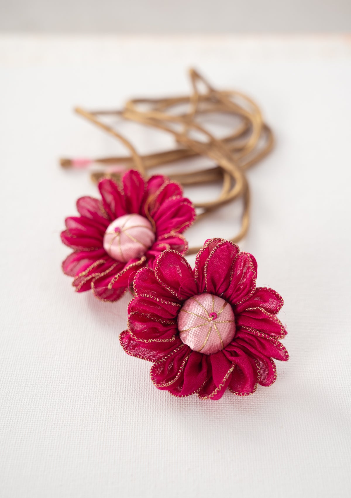 Feather Touch Floral Decor String