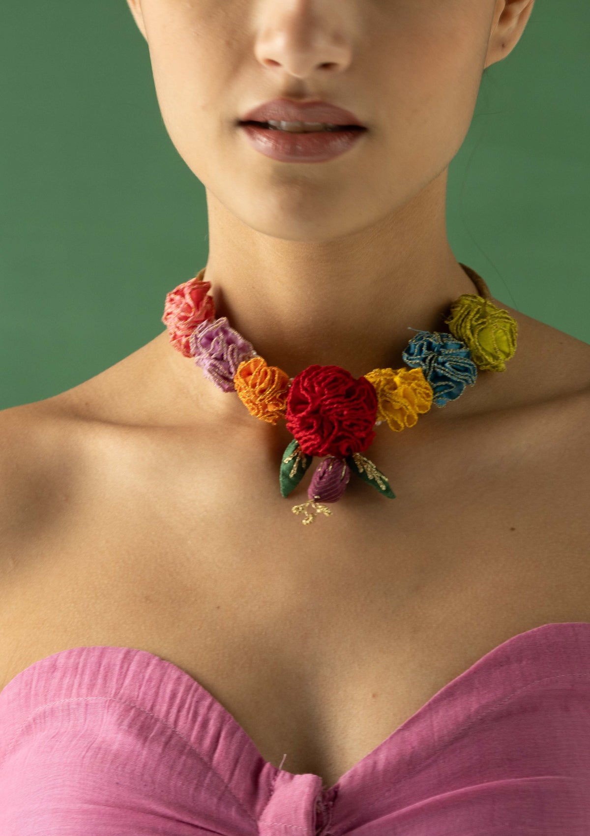 Rangeela Floral Necklace