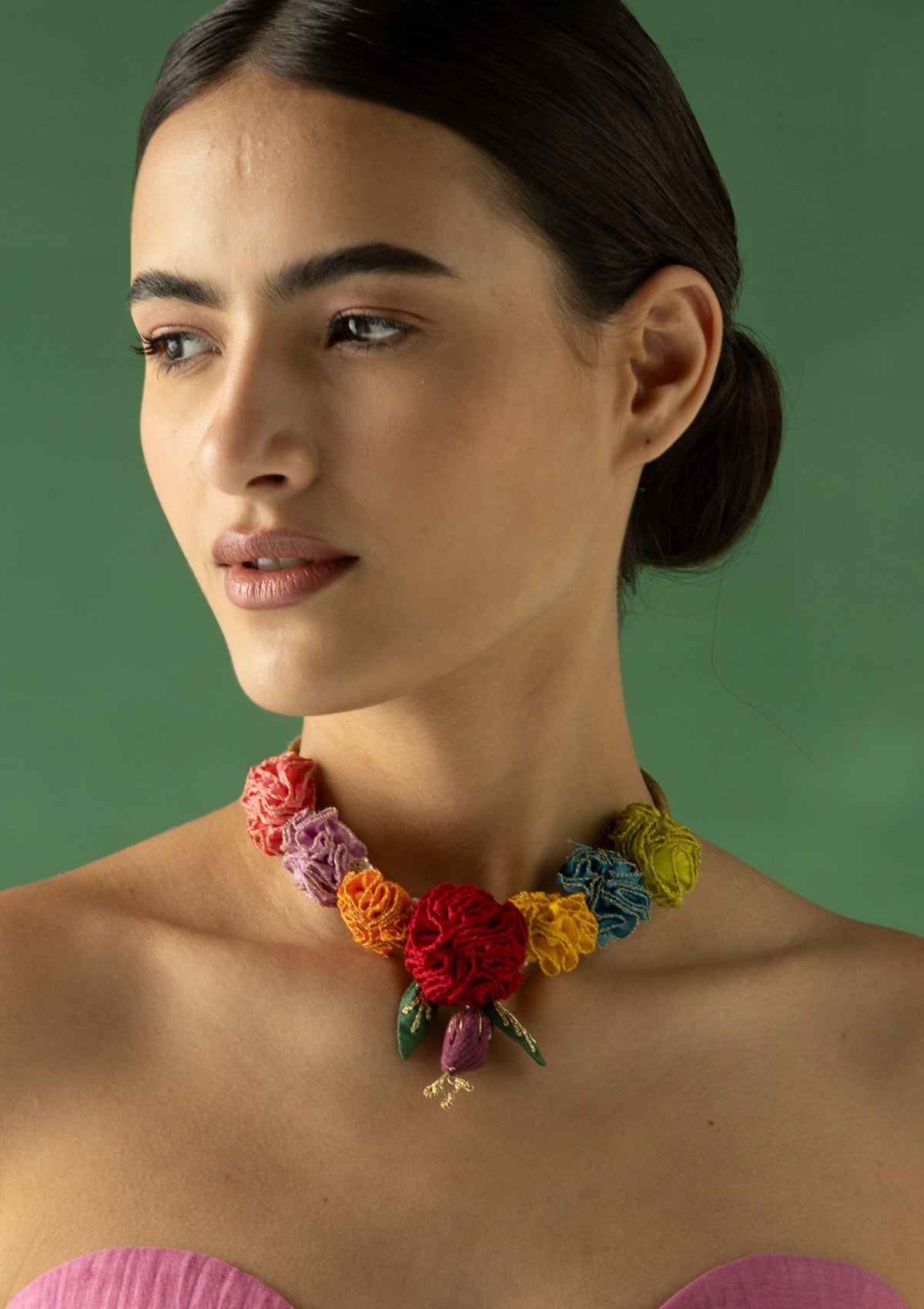 Rangeela Floral Necklace