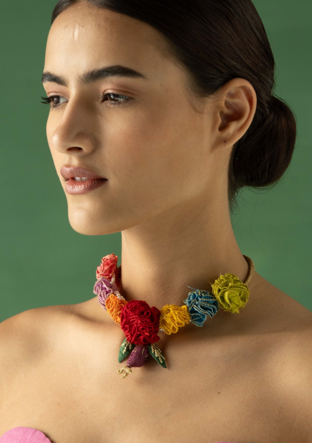 Rangeela Floral Necklace