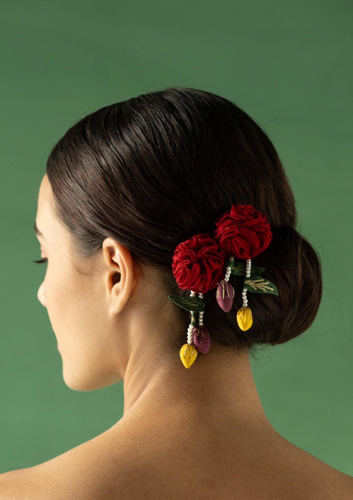 Rangeela Floral Hair Pin - Set of 2