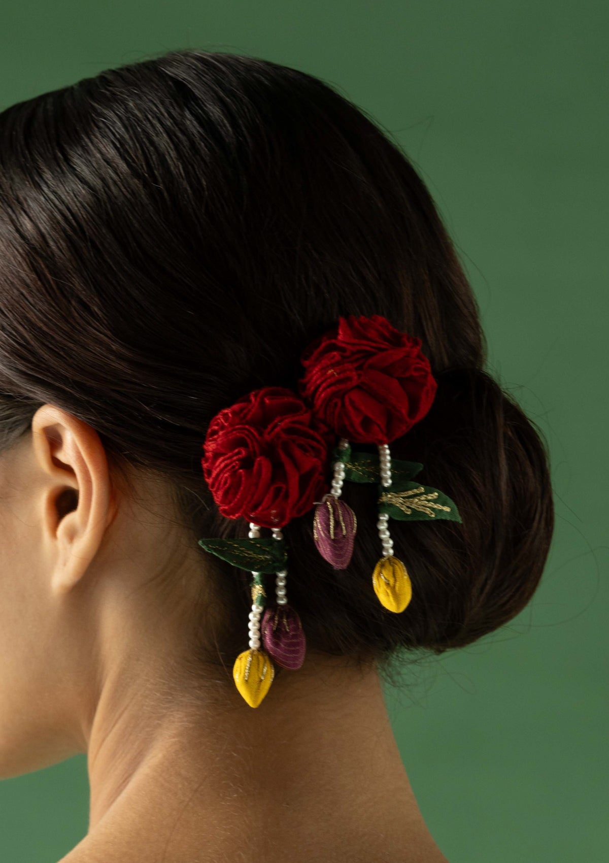 Rangeela Floral Hair Pin - Set of 2