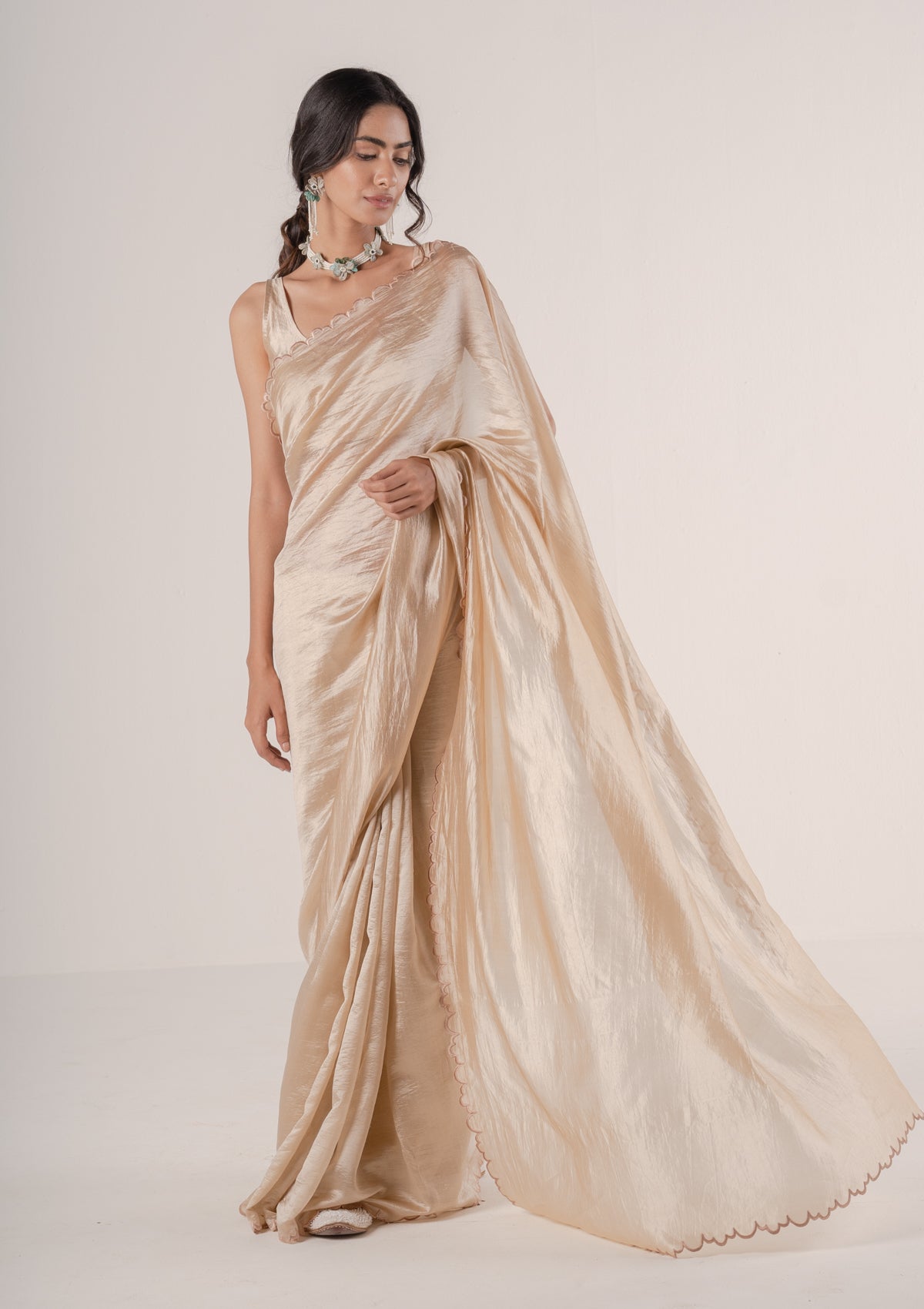 Gaura Blush Silk Saree