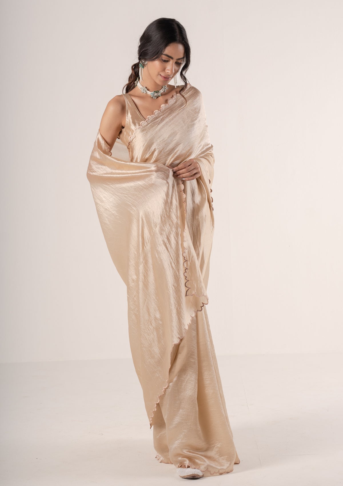 Gaura Blush Silk Saree