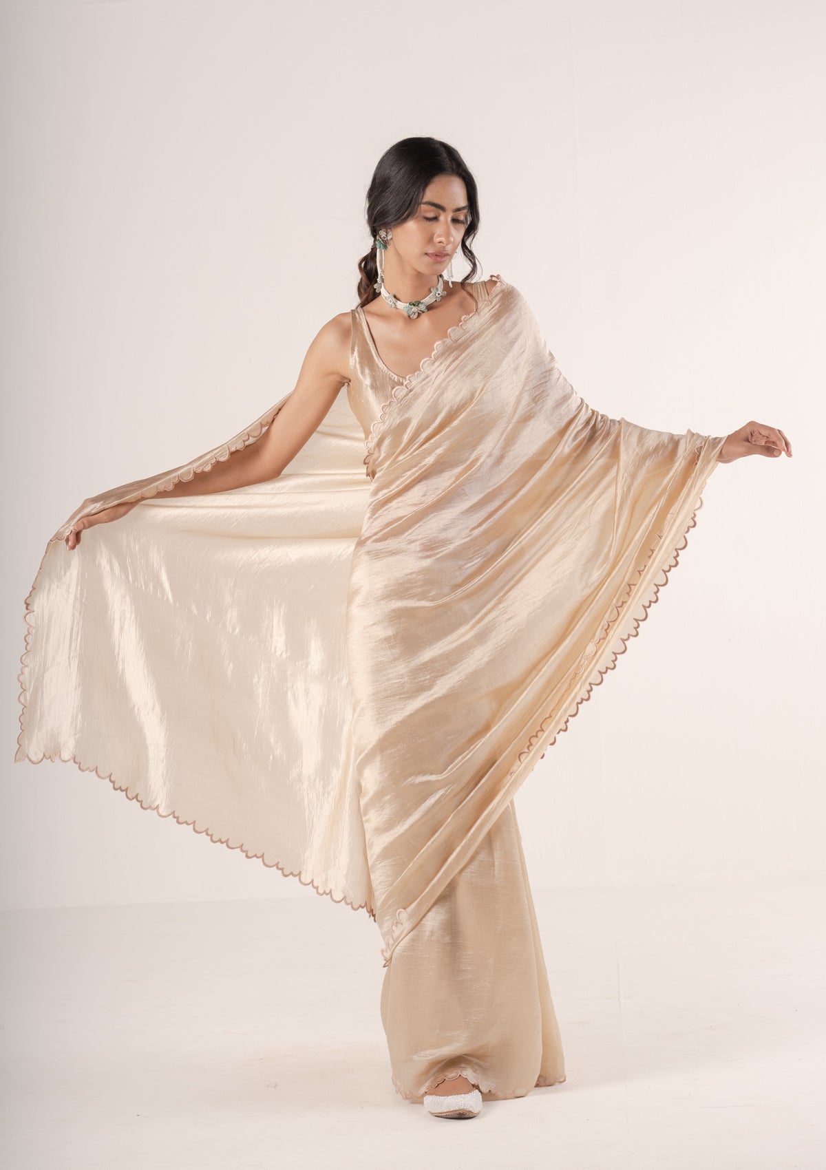 Gaura Blush Silk Saree