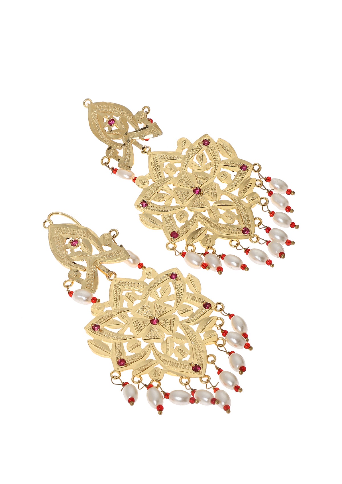 Gopi Gold Tone Silver Earrings