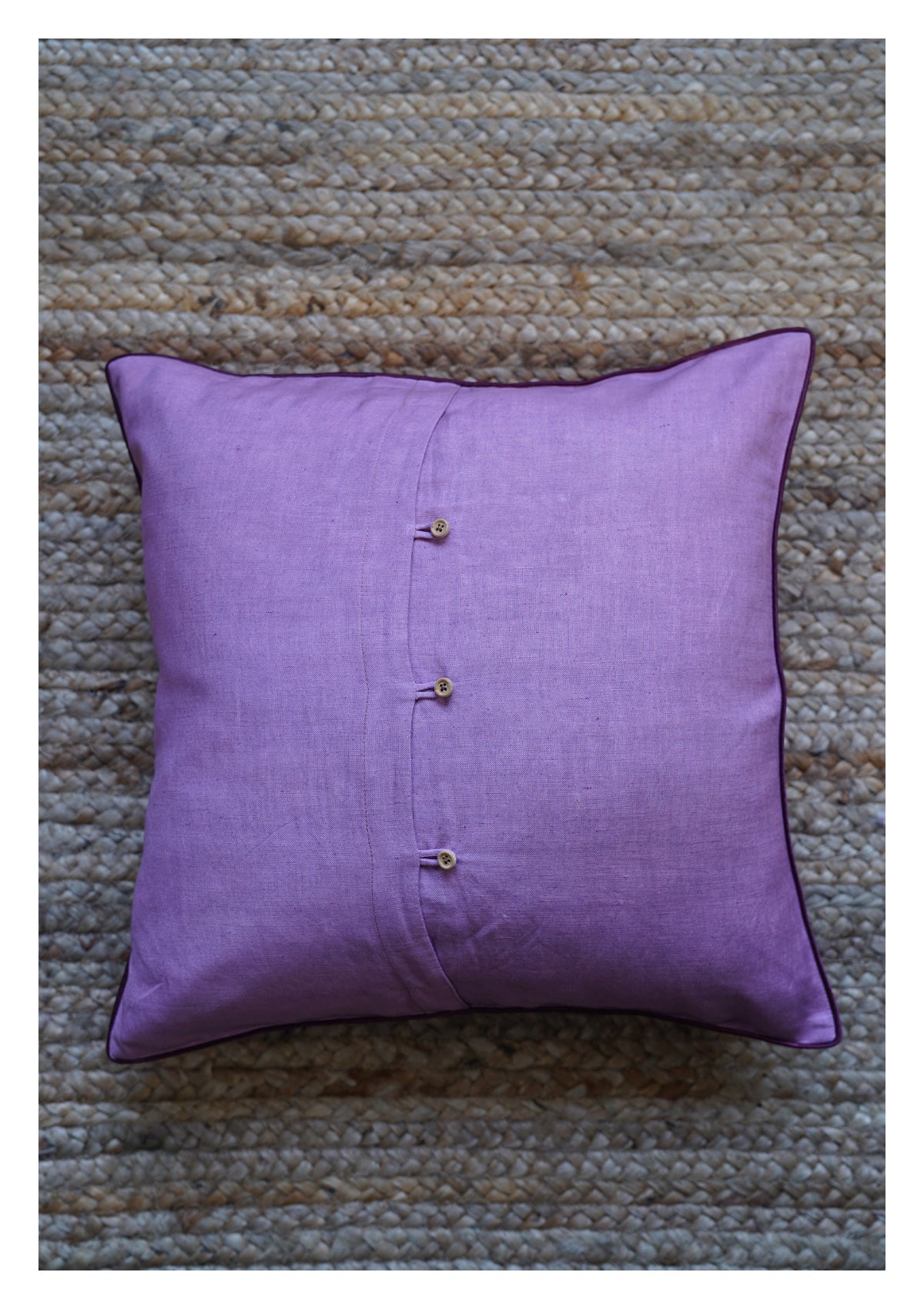 Grape Ape Lavender Linen Cushion Cover