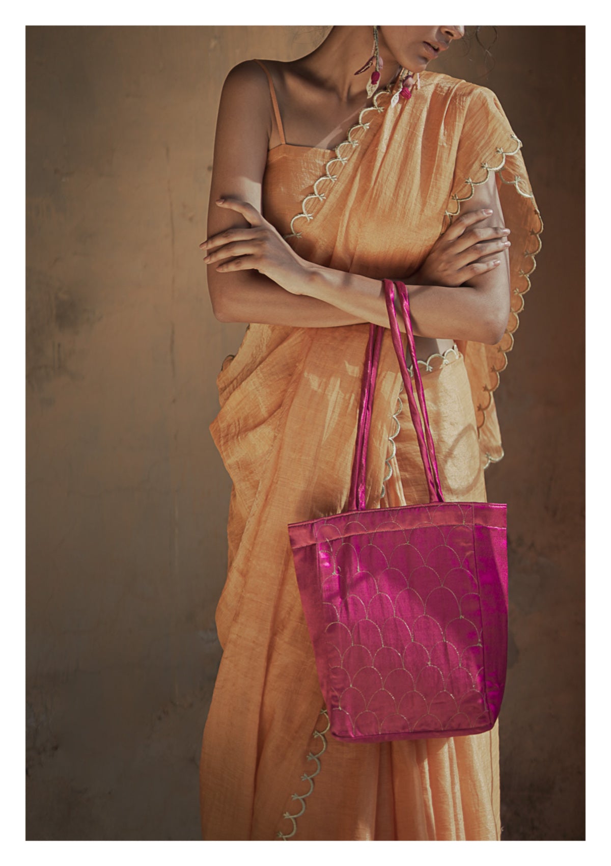 Gulla Pink Handmade Tote Bag