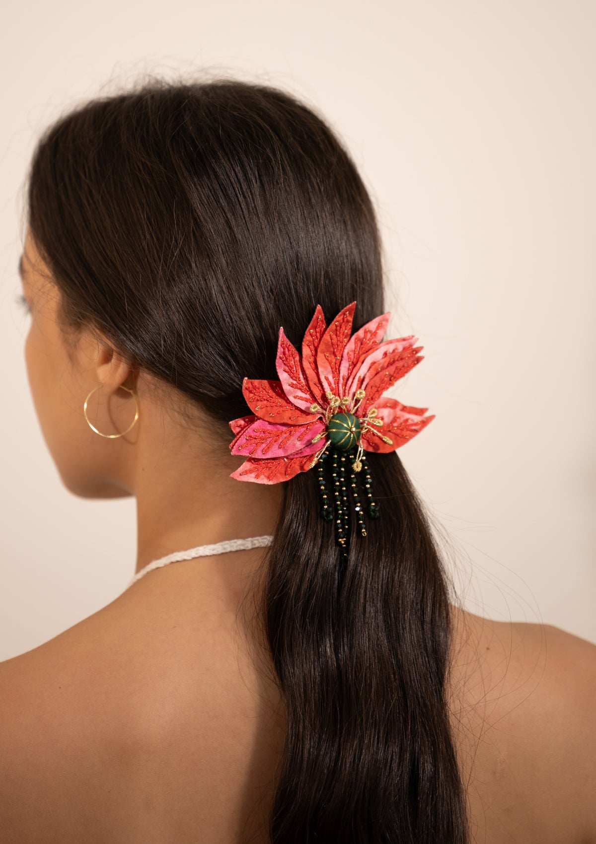 Dewdrop Floral Clip