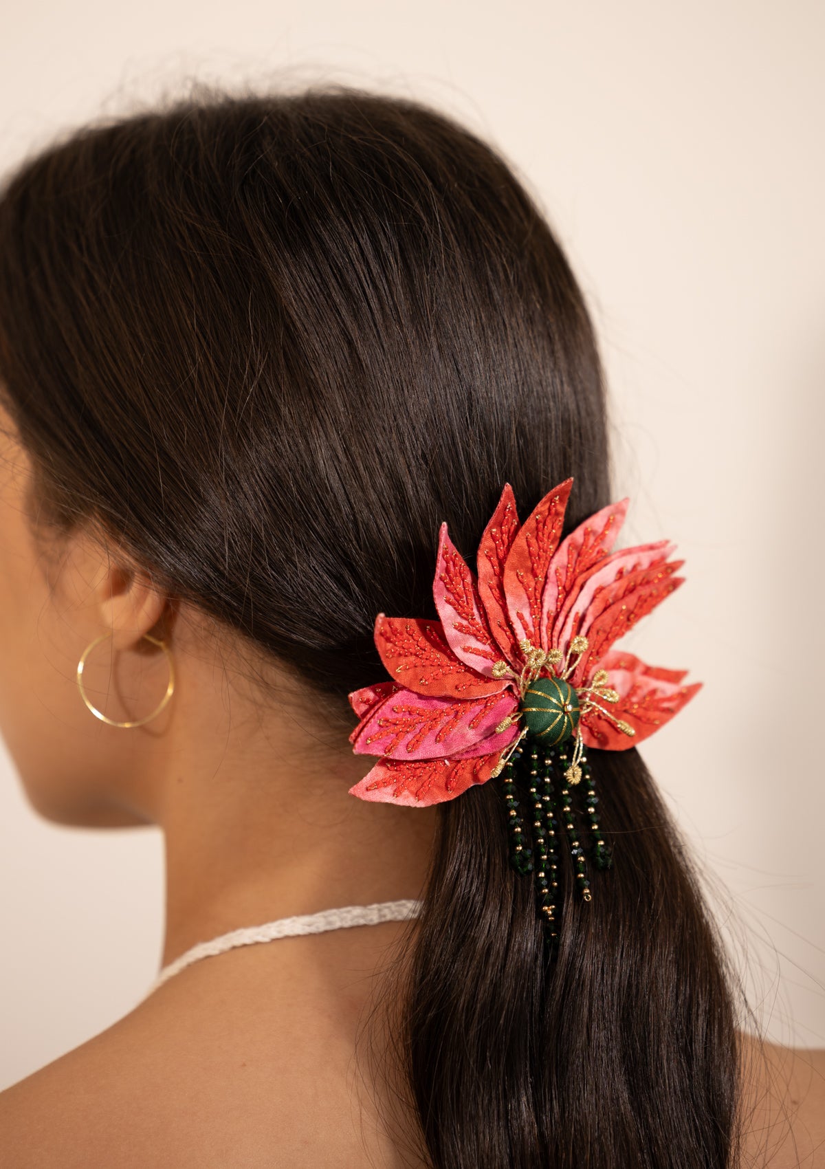 Dewdrop Floral Clip