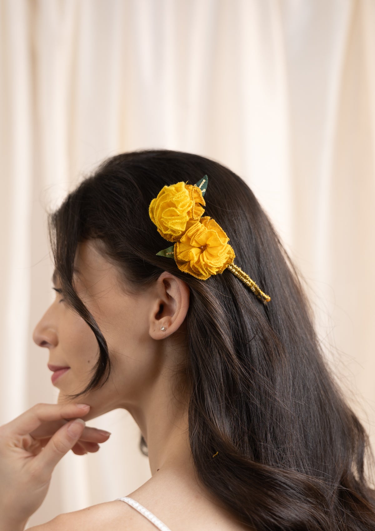 Bask Floral Comb Clip