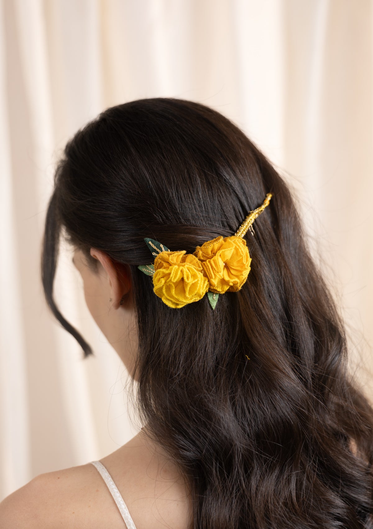 Bask Floral Comb Clip