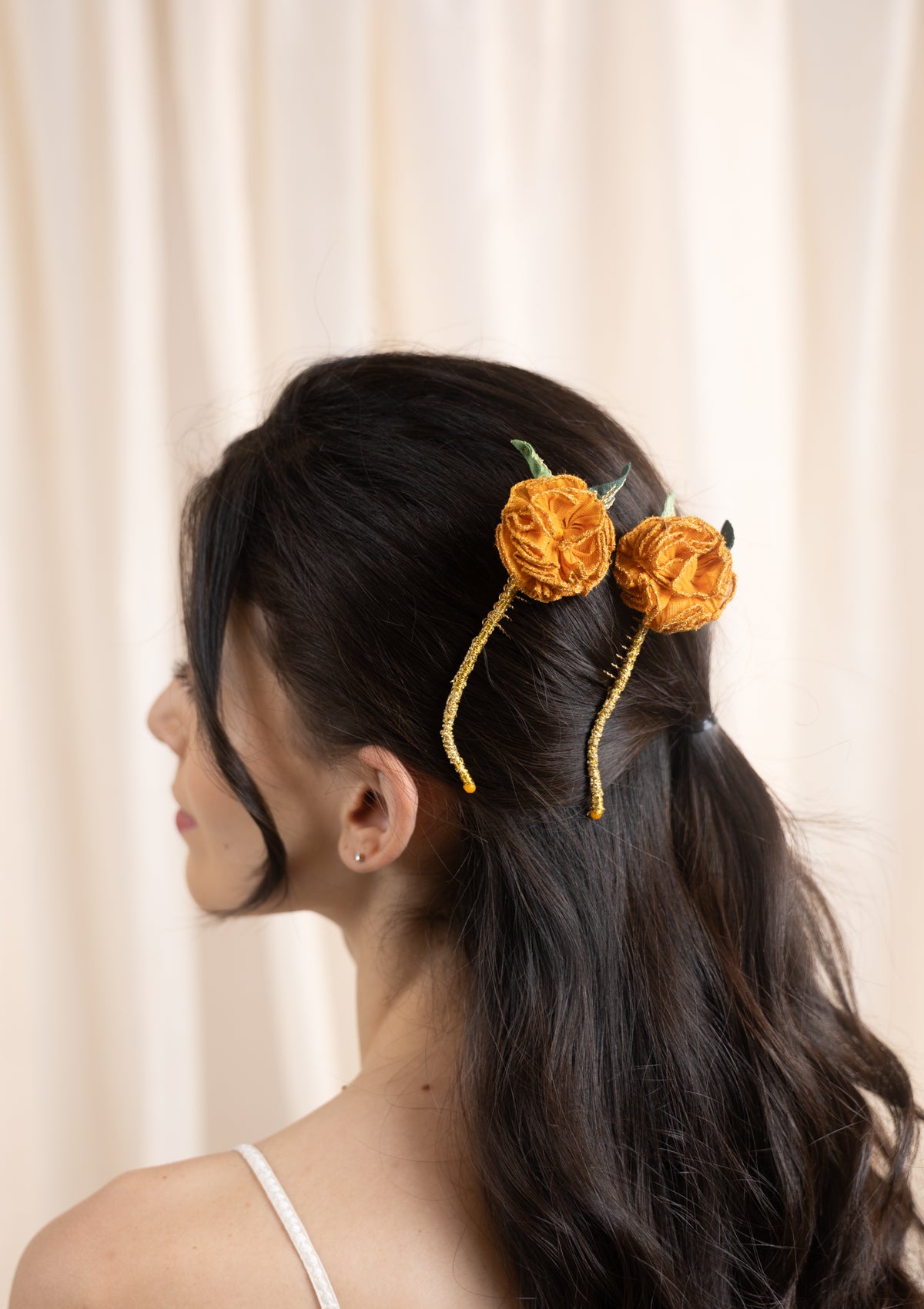 Genda Floral Comb Clip- Set of 2