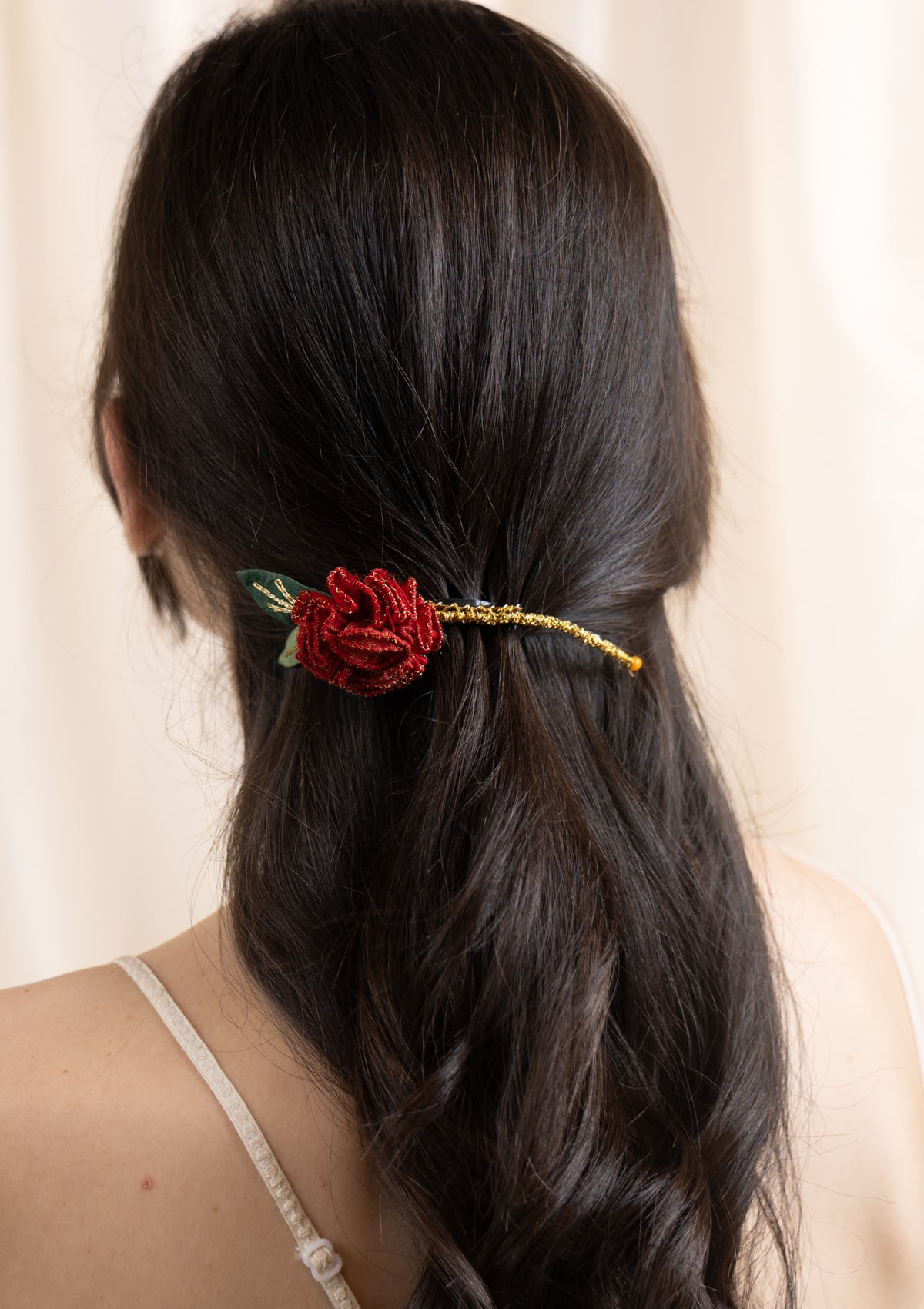 Hibiscus Floral Comb Clip