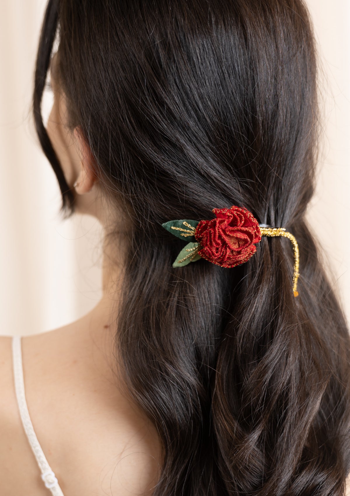 Hibiscus Floral Comb Clip