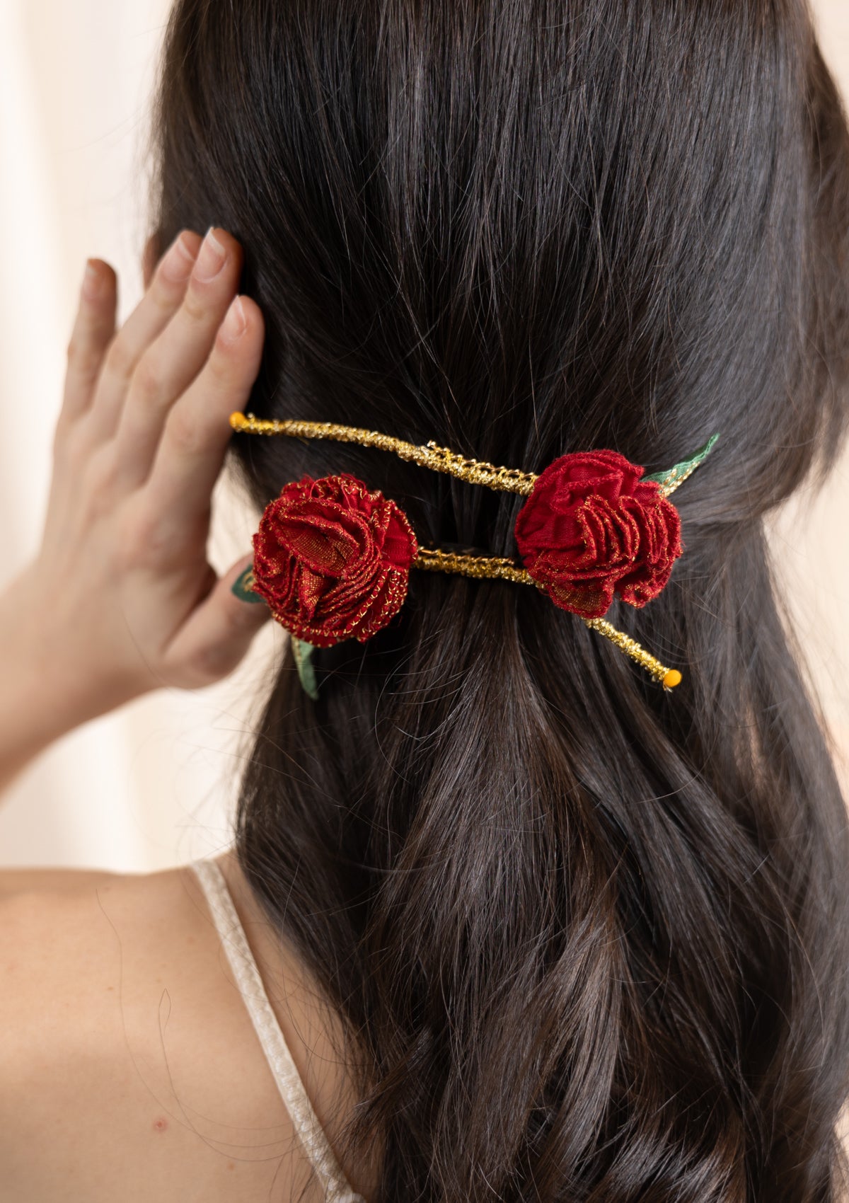 Hibiscus Floral Comb Clip- Set of 2