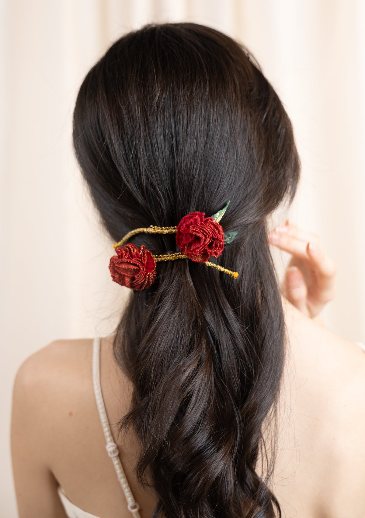 Hibiscus Floral Comb Clip- Set of 2