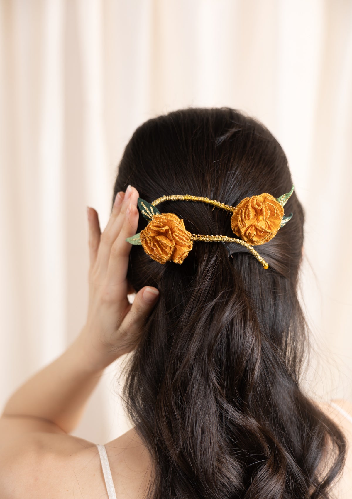 Genda Floral Comb Clip- Set of 2