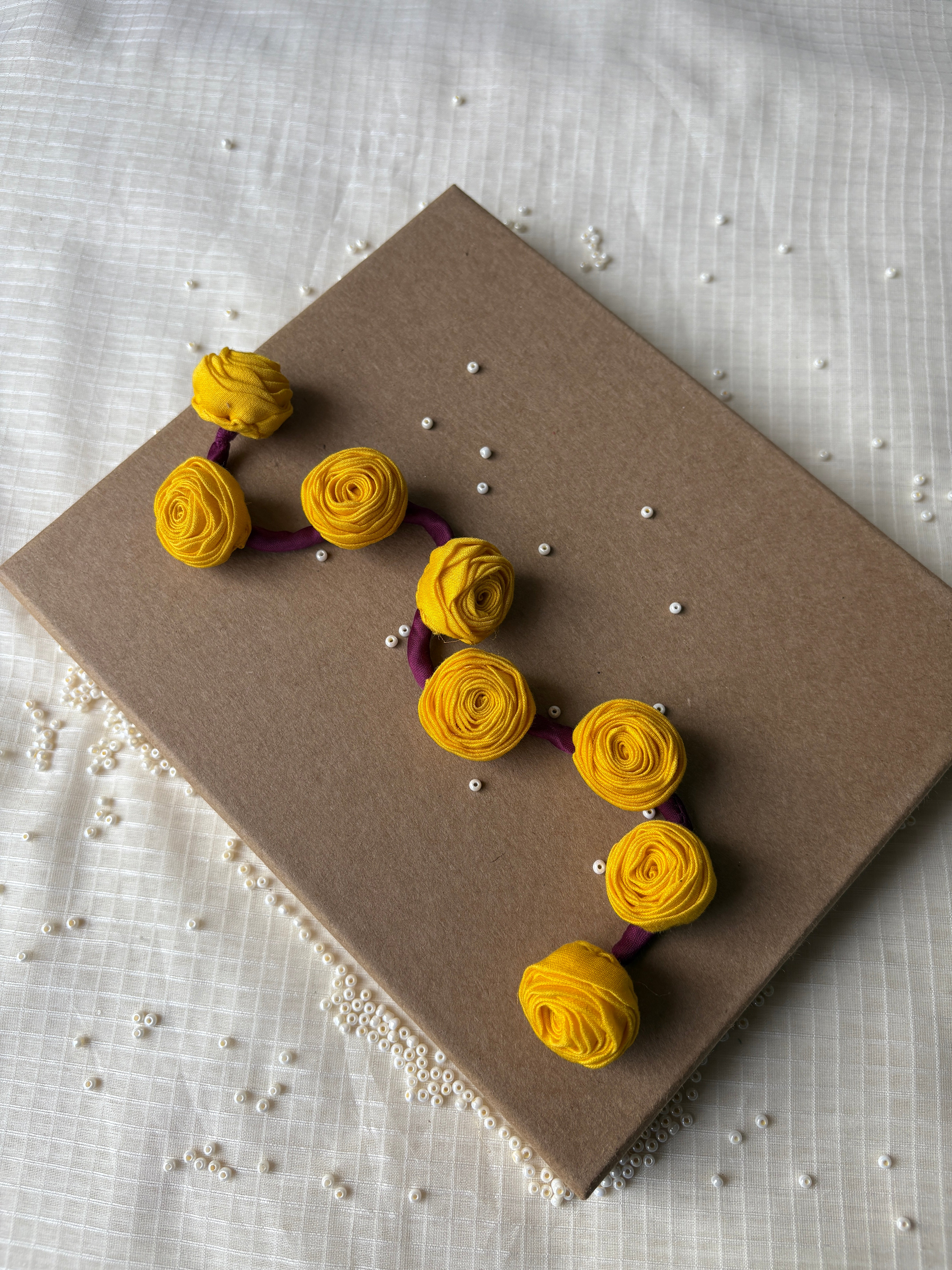 Yellow Rose Floral Parandi