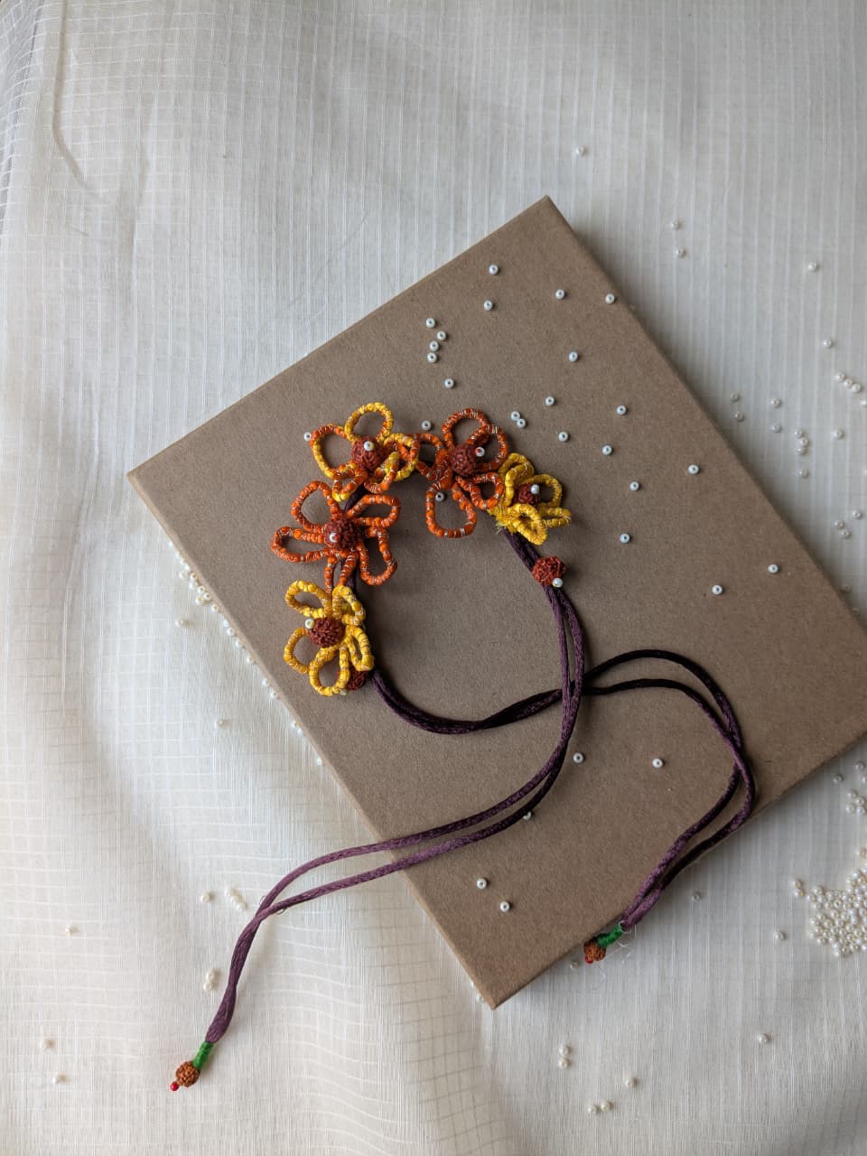 Goldenrod Floral Gajra