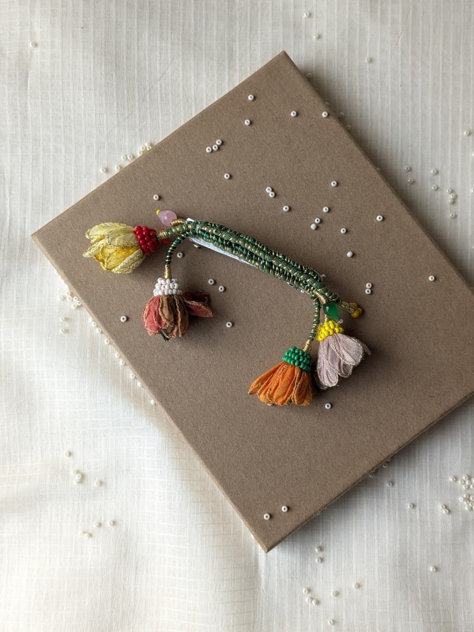 Tulip Garden Floral Back Clip