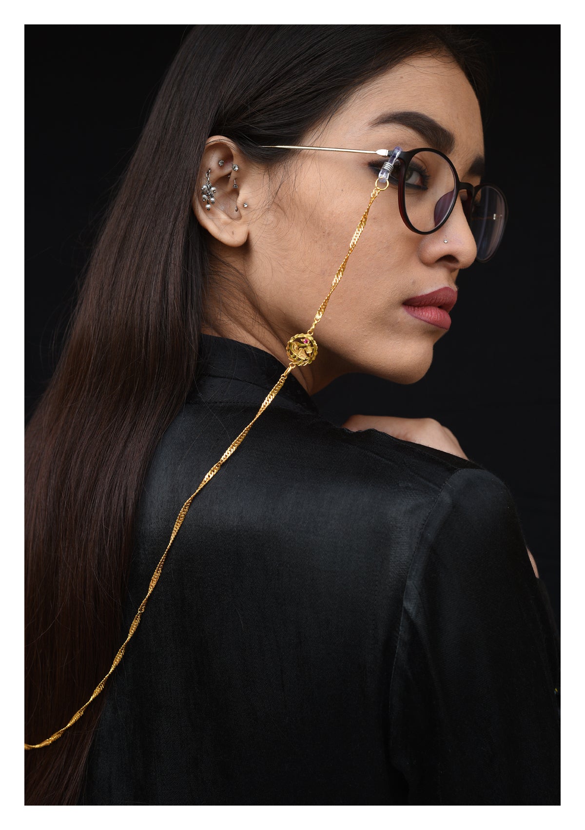 Jayati Handmade Goldtone Eyewear Chain