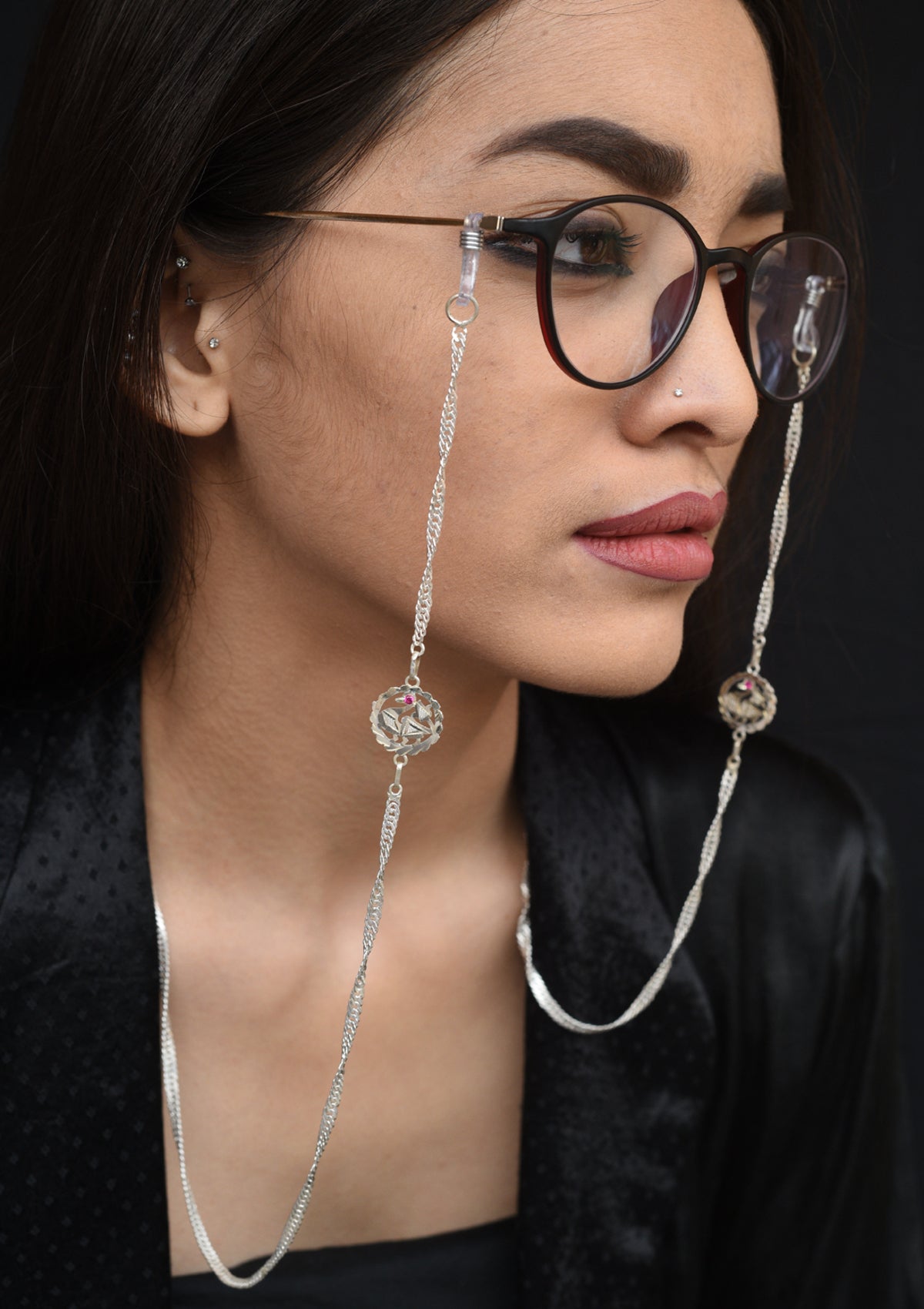 Jayati Handmade Silver Eyewear Chain