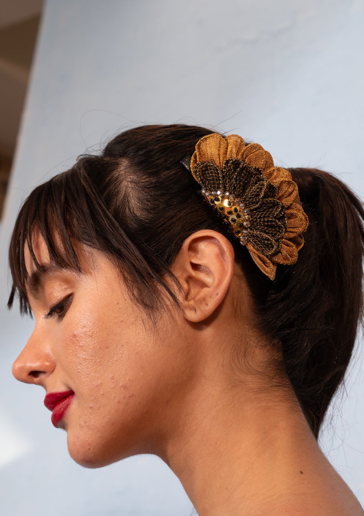 Manjari Floral Claw Clip