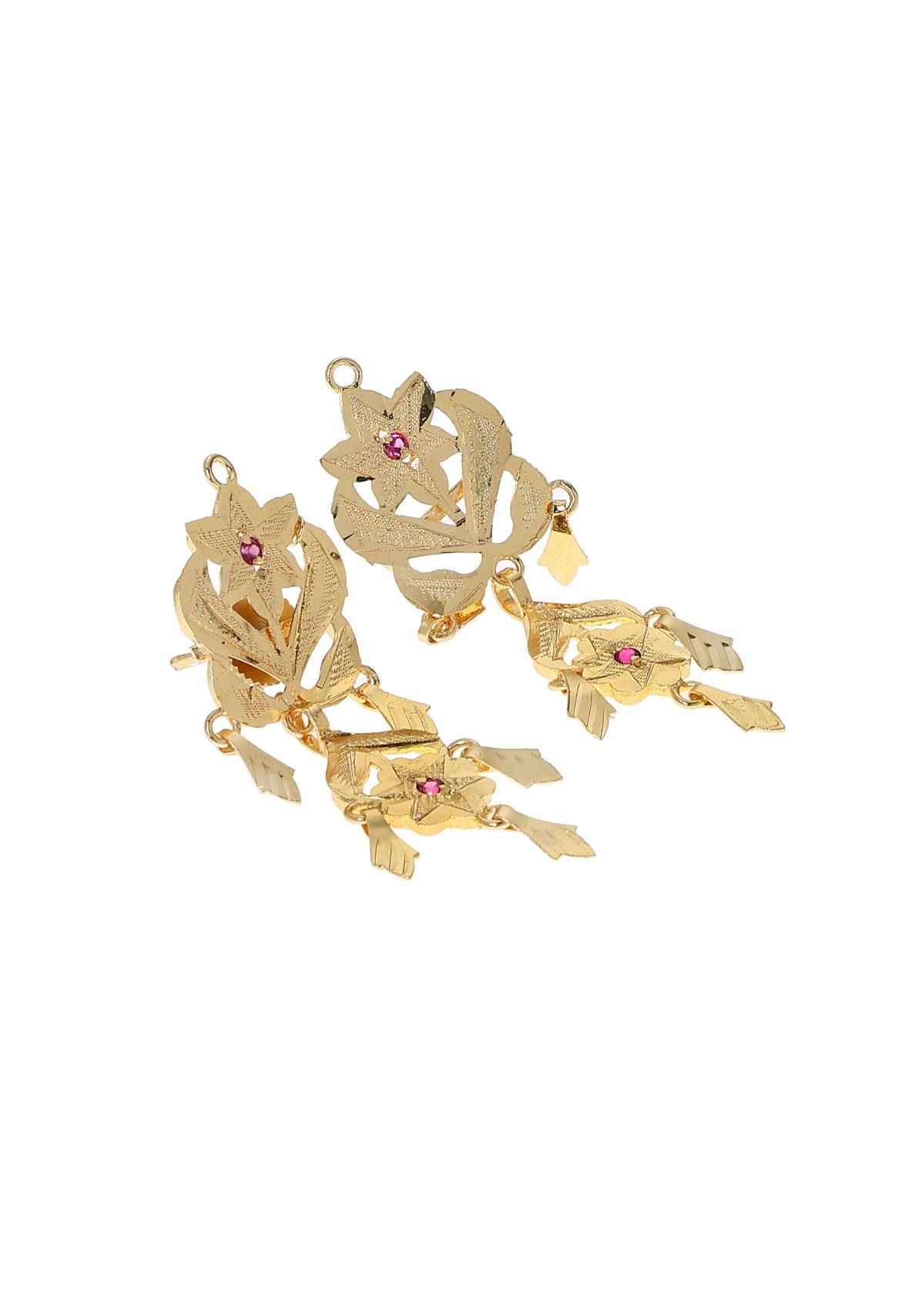 Kashvi Gold Tone Silver Earrings