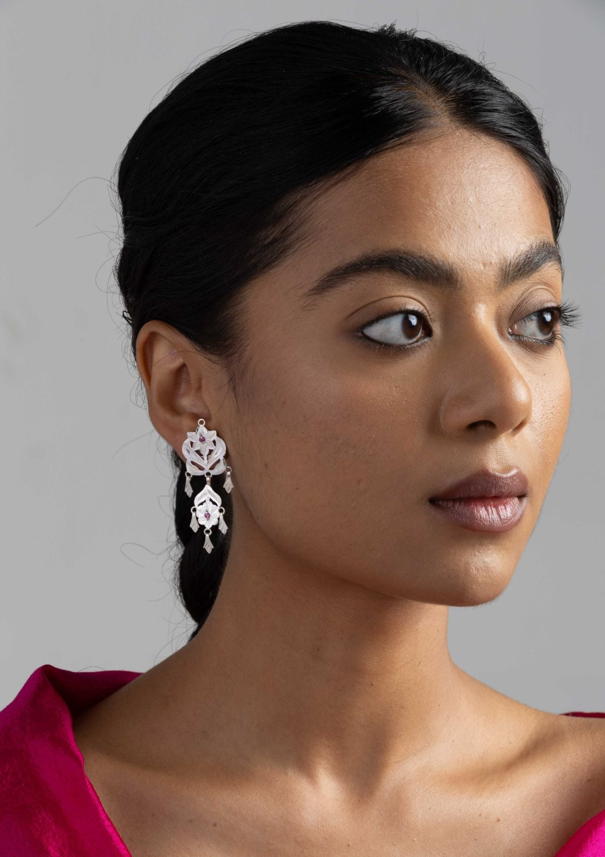 Kashvi Silver Earrings