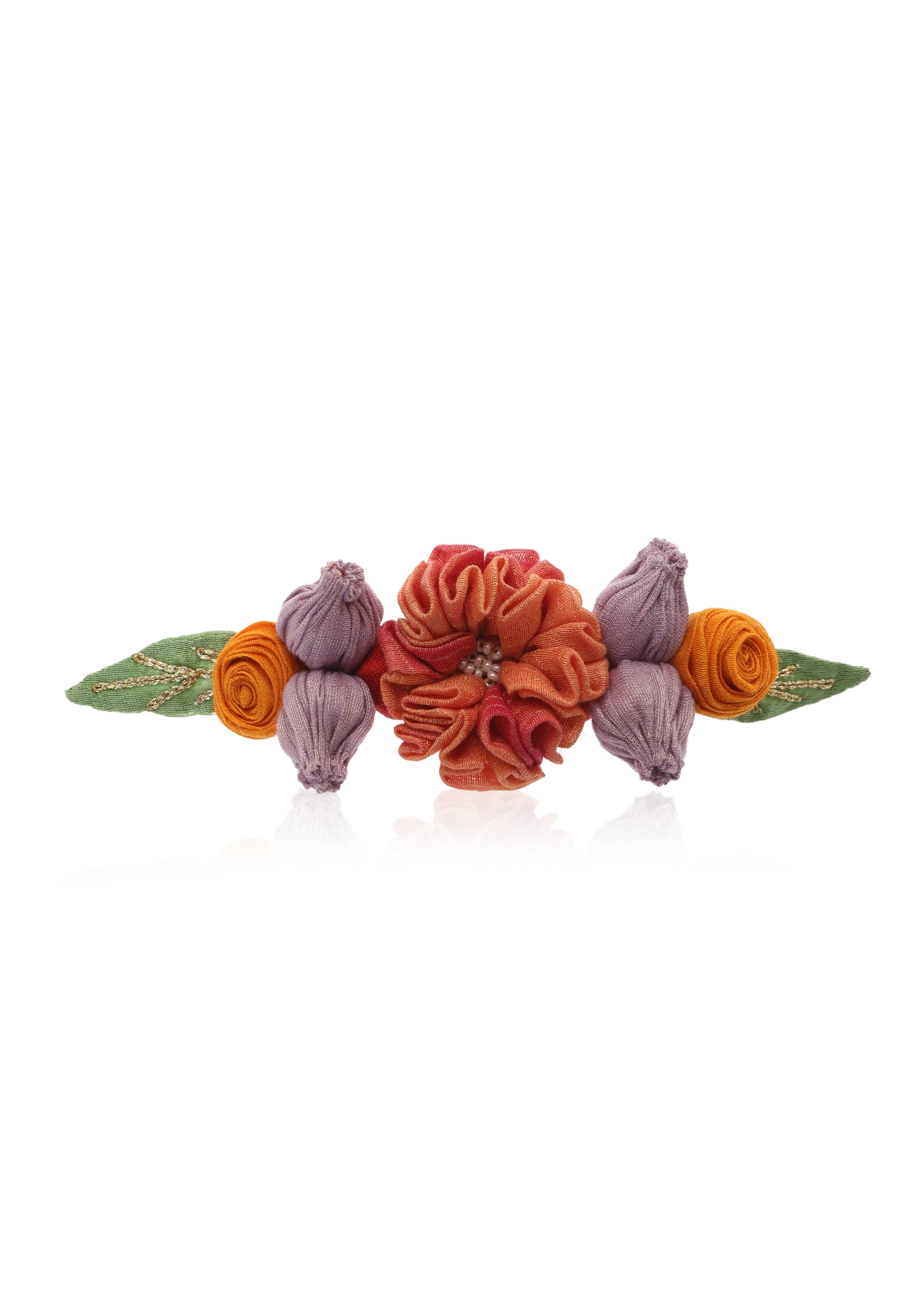 Timbre Floral Back Clip