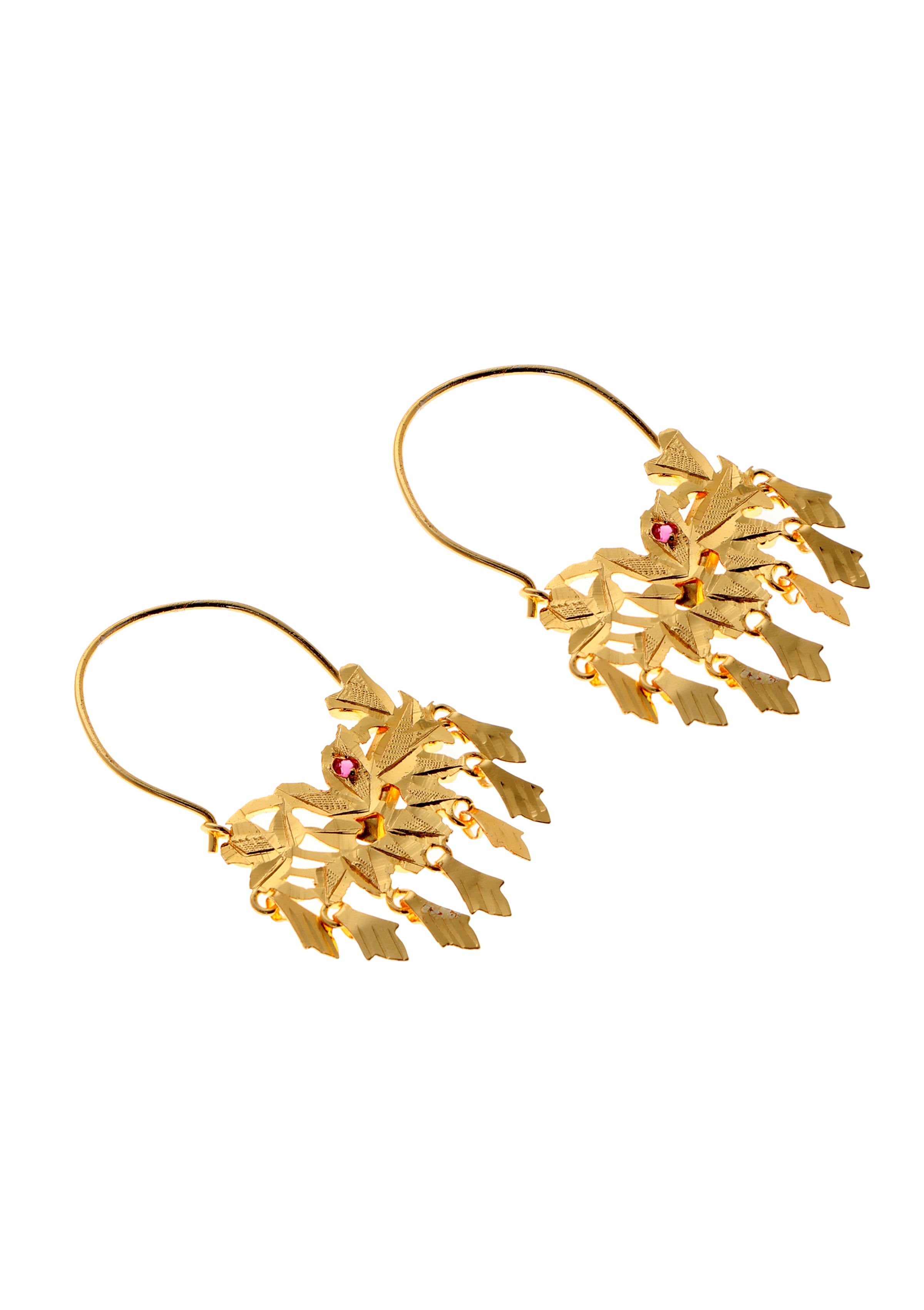 Pyaari Handmade Gold Tone Silver Ballis