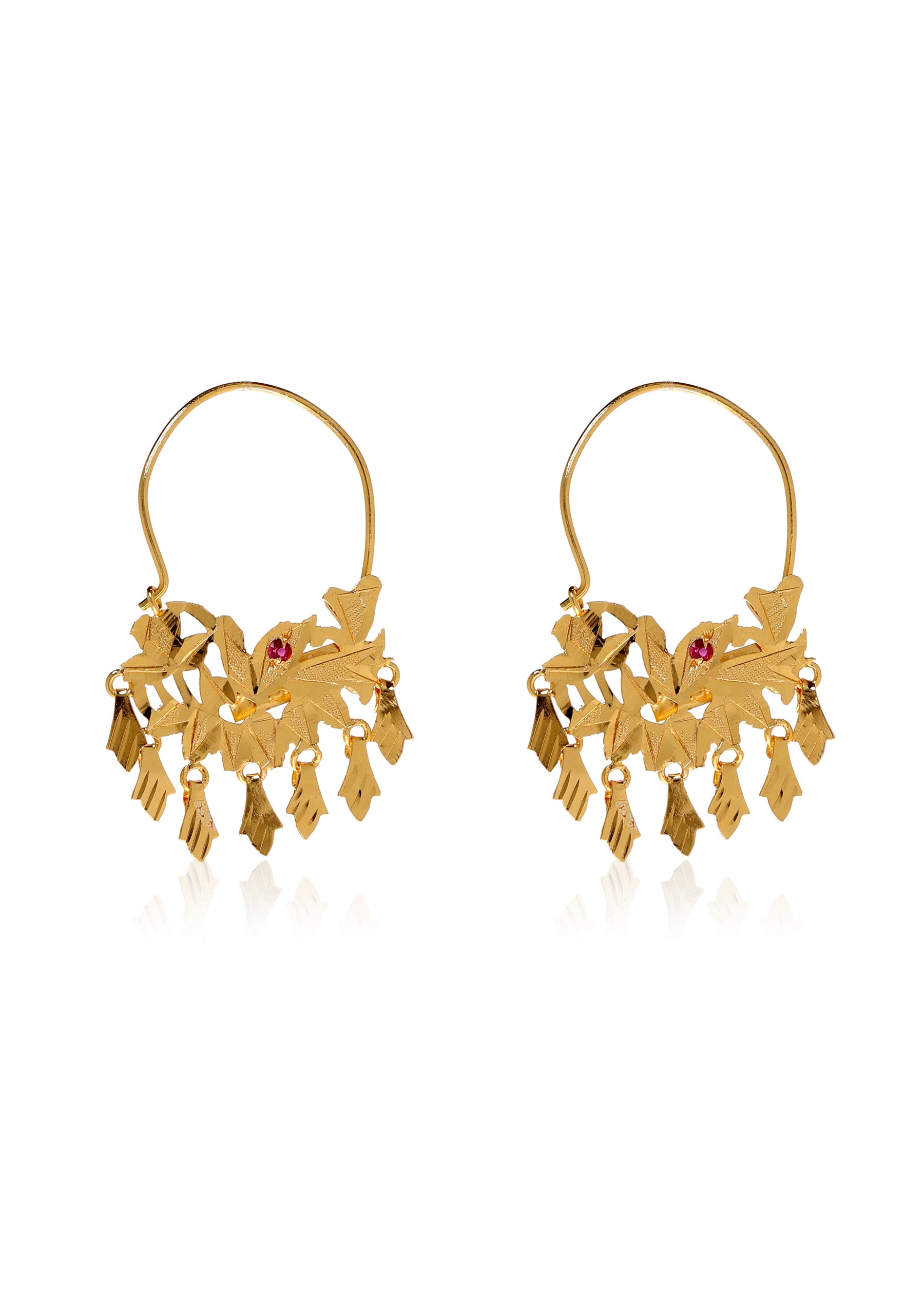 Pyaari Handmade Gold Tone Silver Ballis main image 1