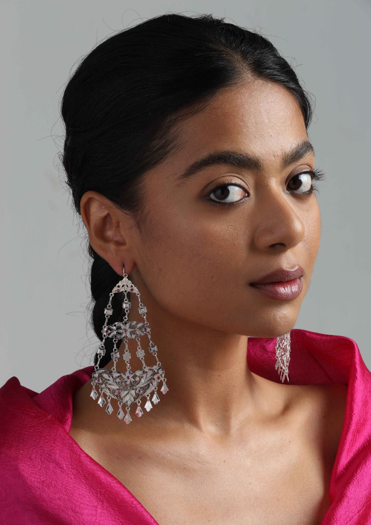 Lilavati Silver Earrings