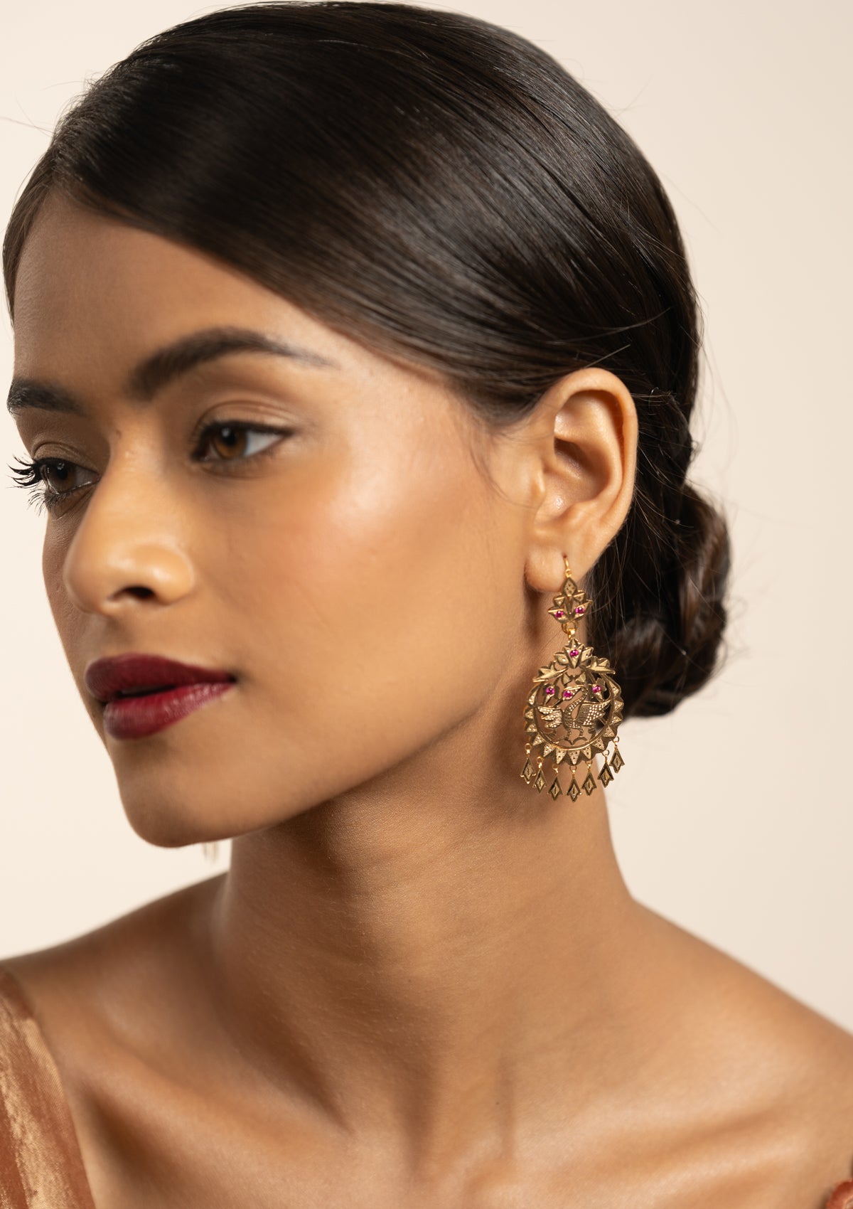 Manorma Gold Earrings