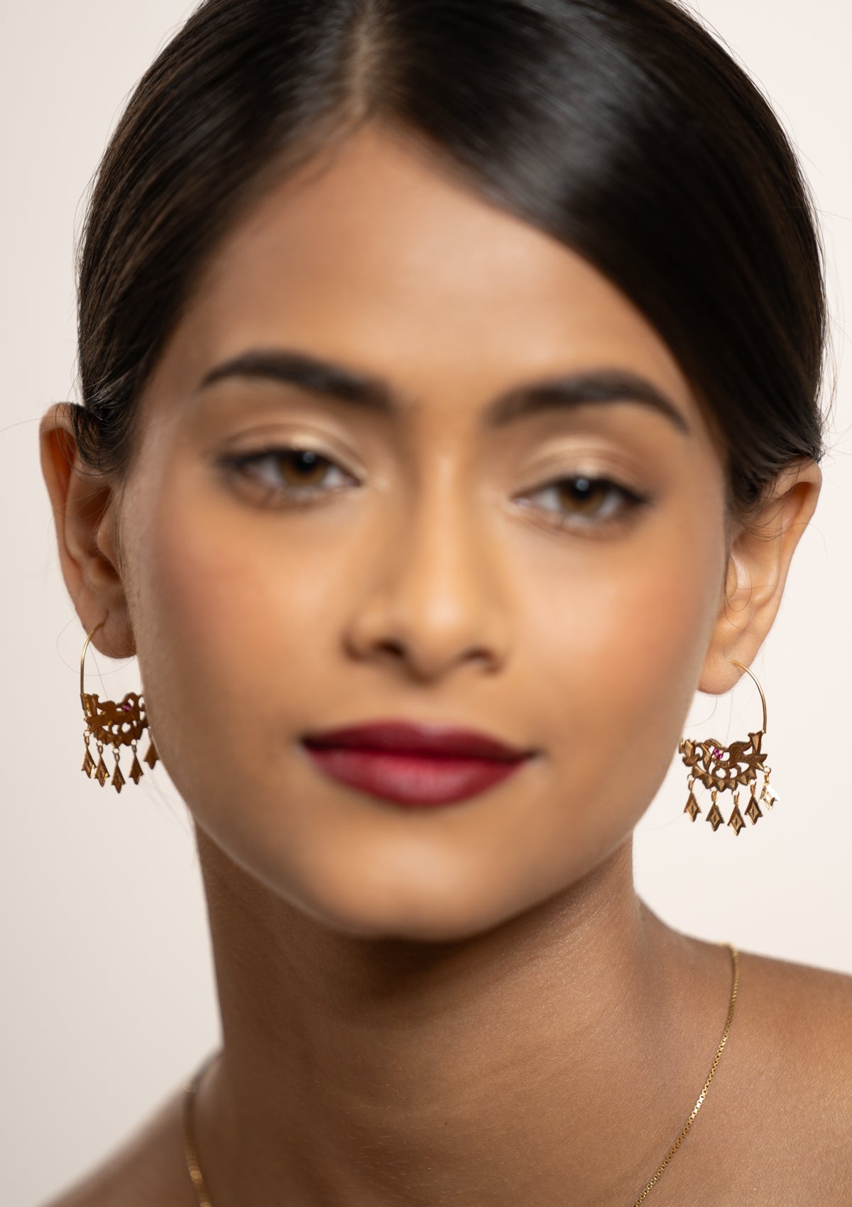 Mohini Gold Earrings