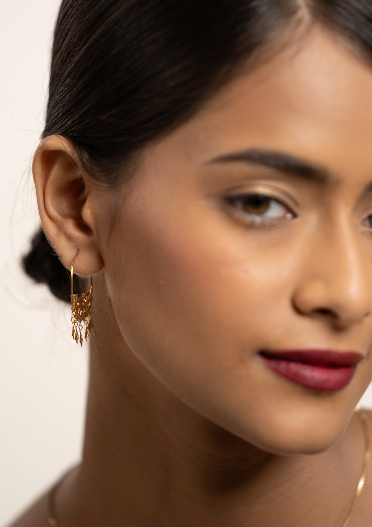 Mohini Gold Earrings