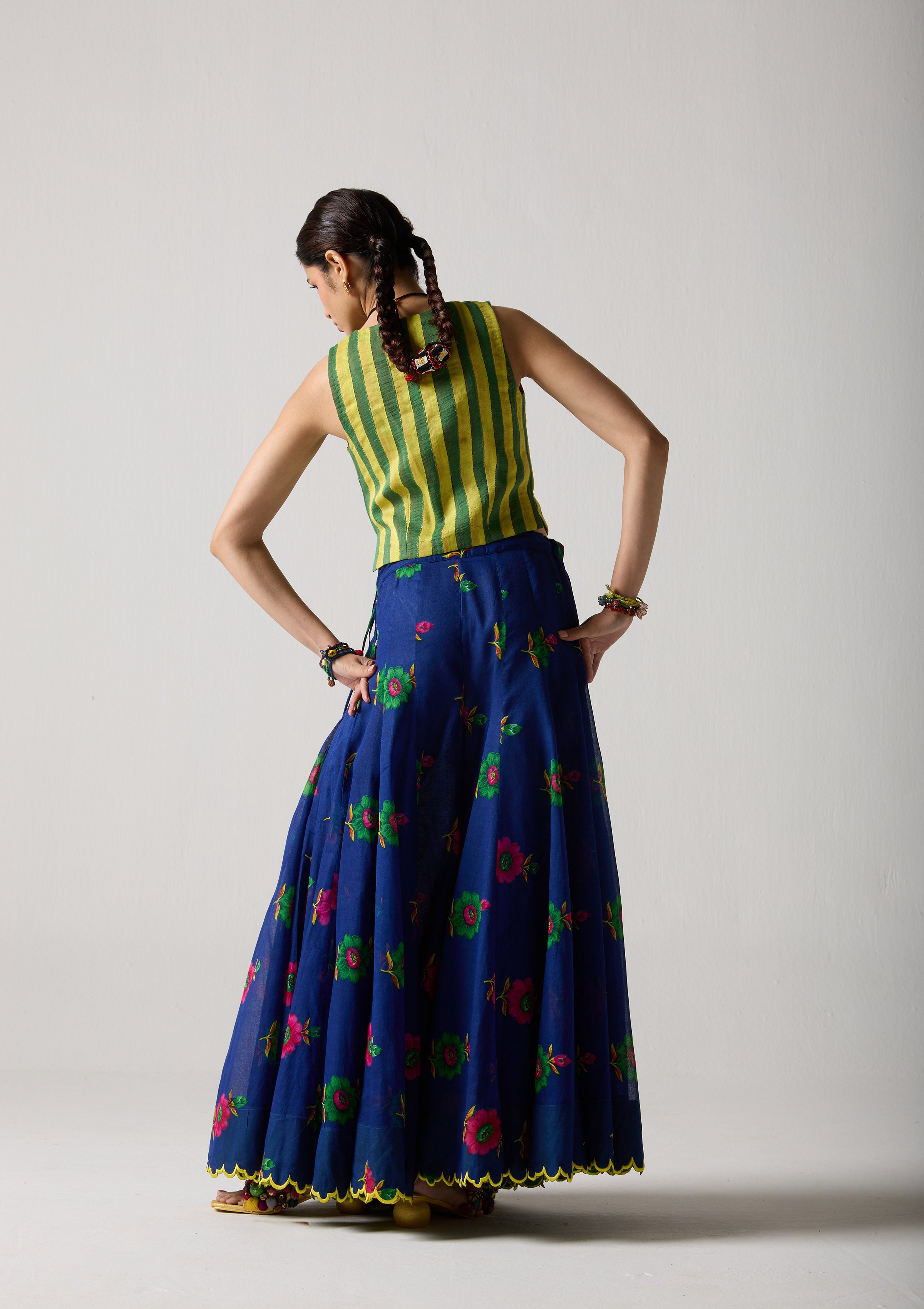 Indigo Divider Skirt