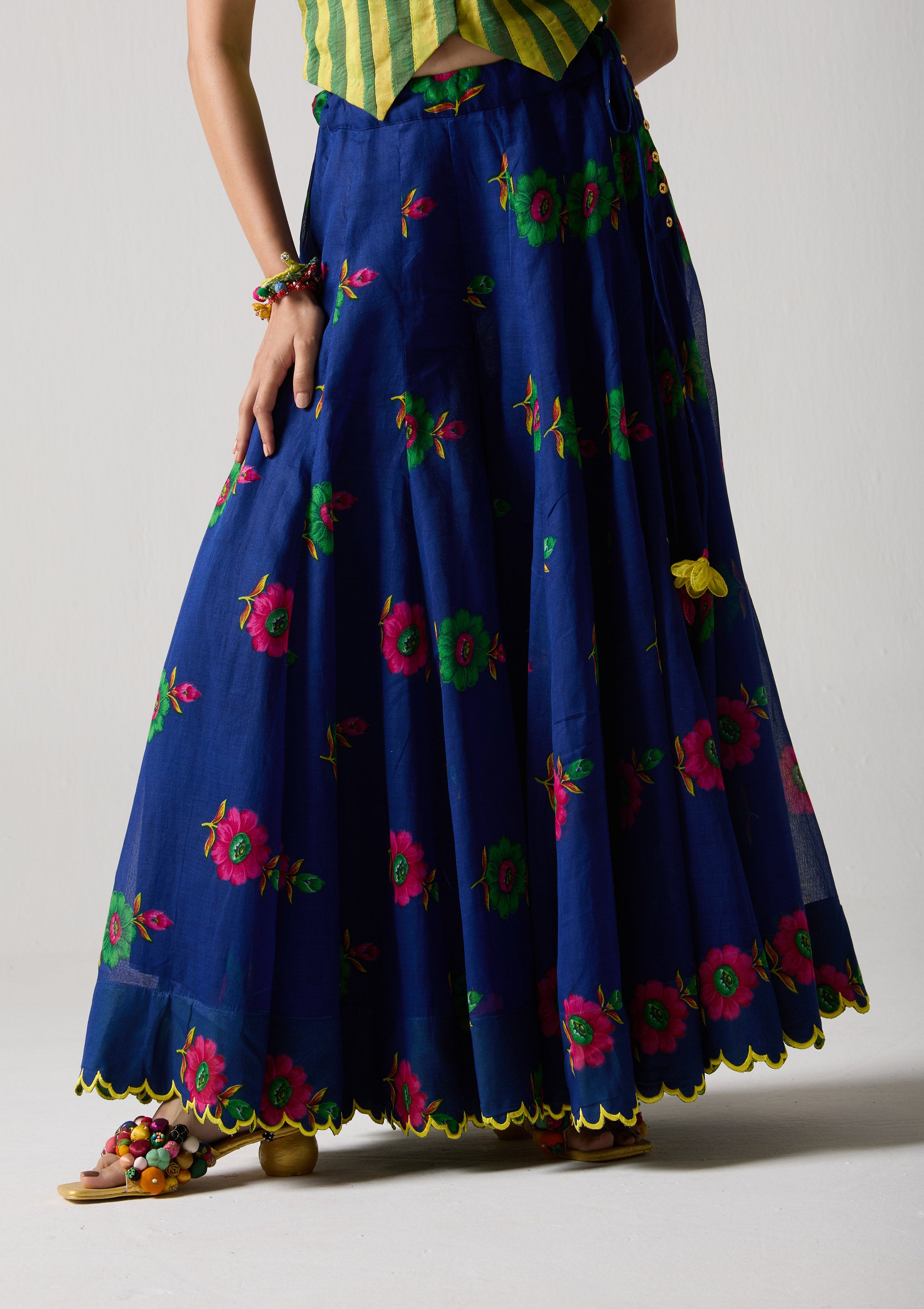 Indigo Divider Skirt