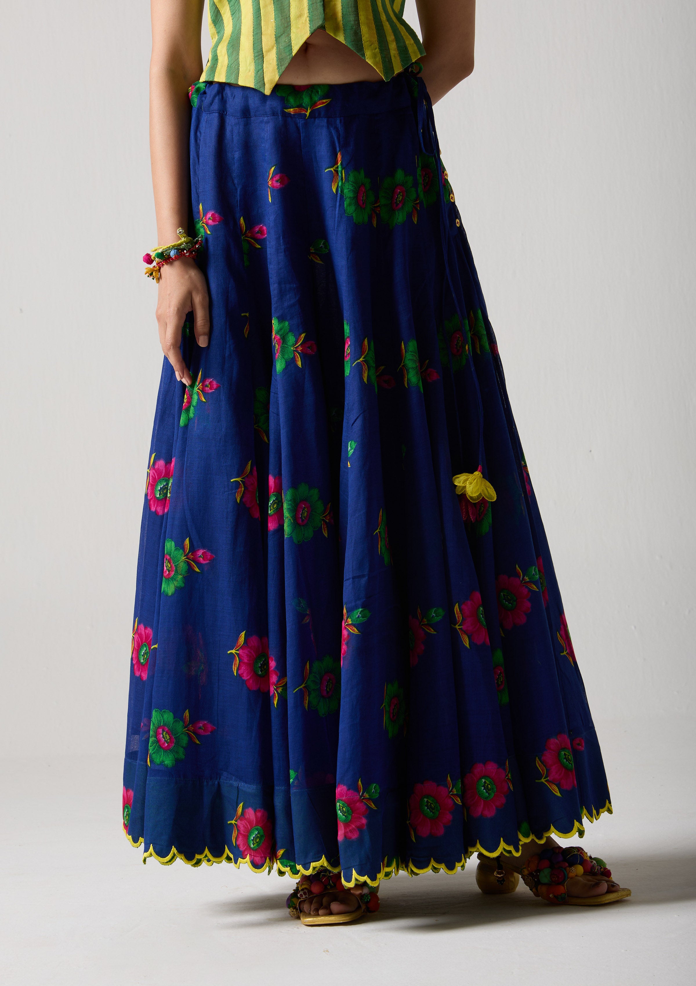 Indigo Divider Skirt