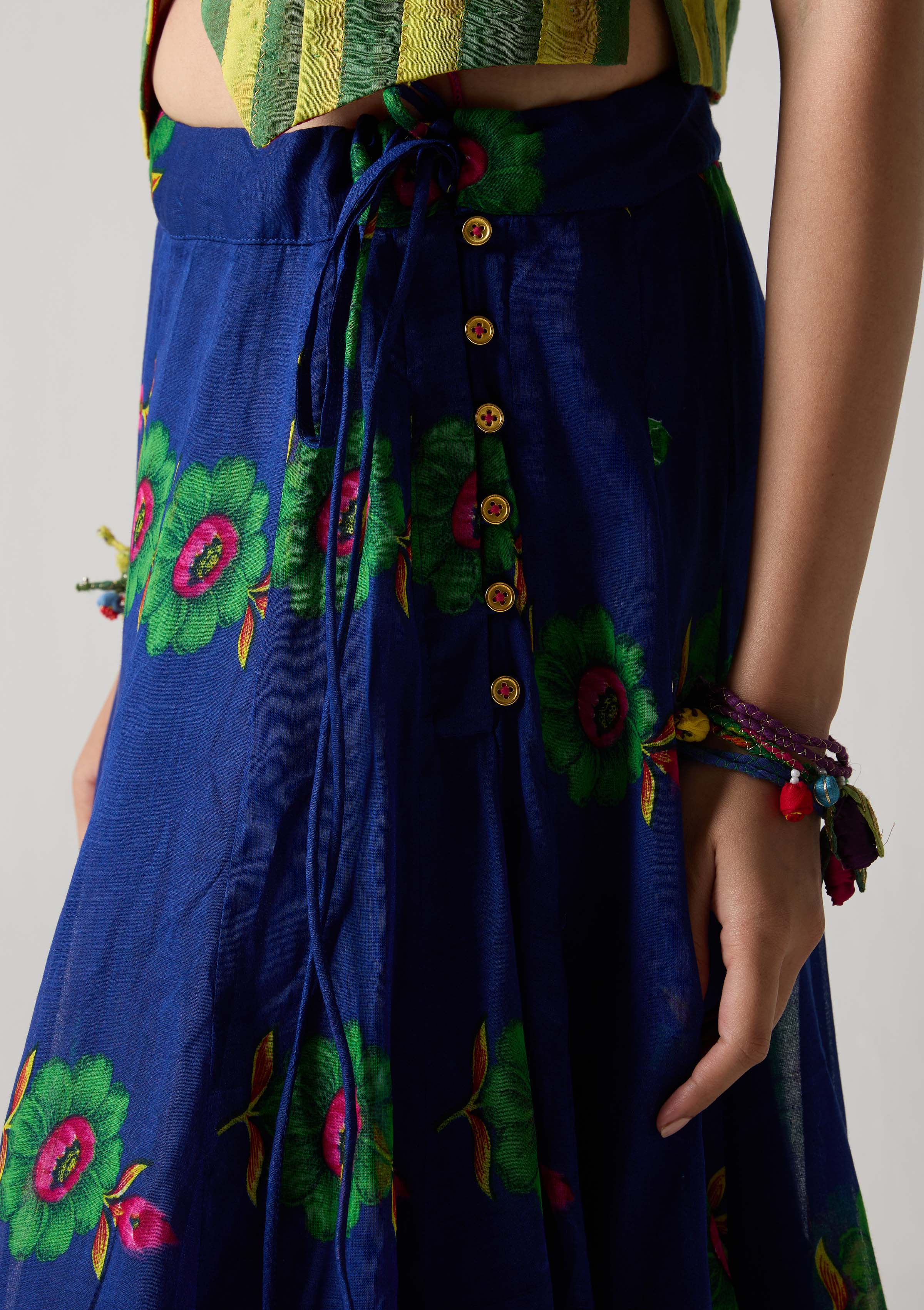 Indigo Divider Skirt