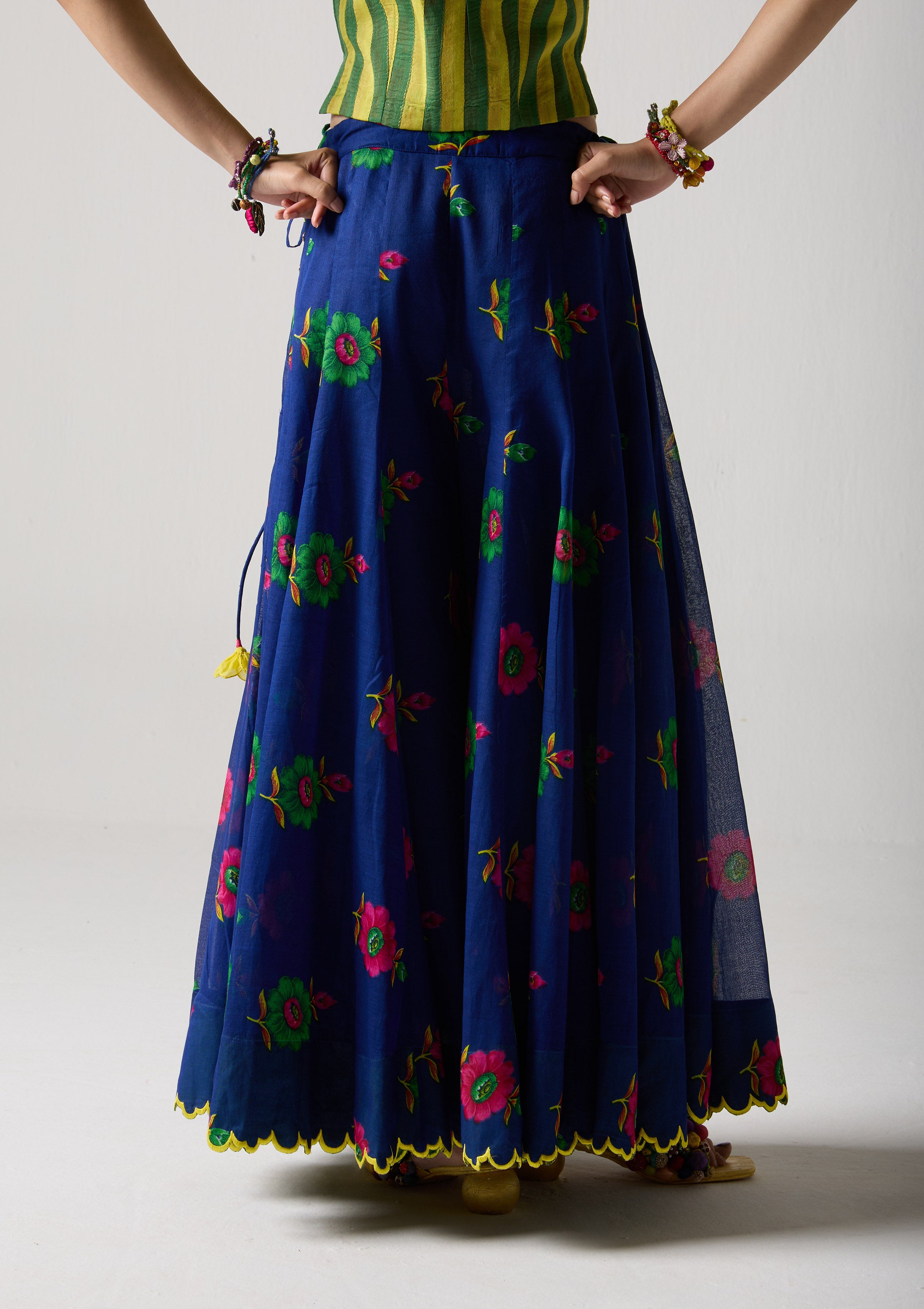 Indigo Divider Skirt