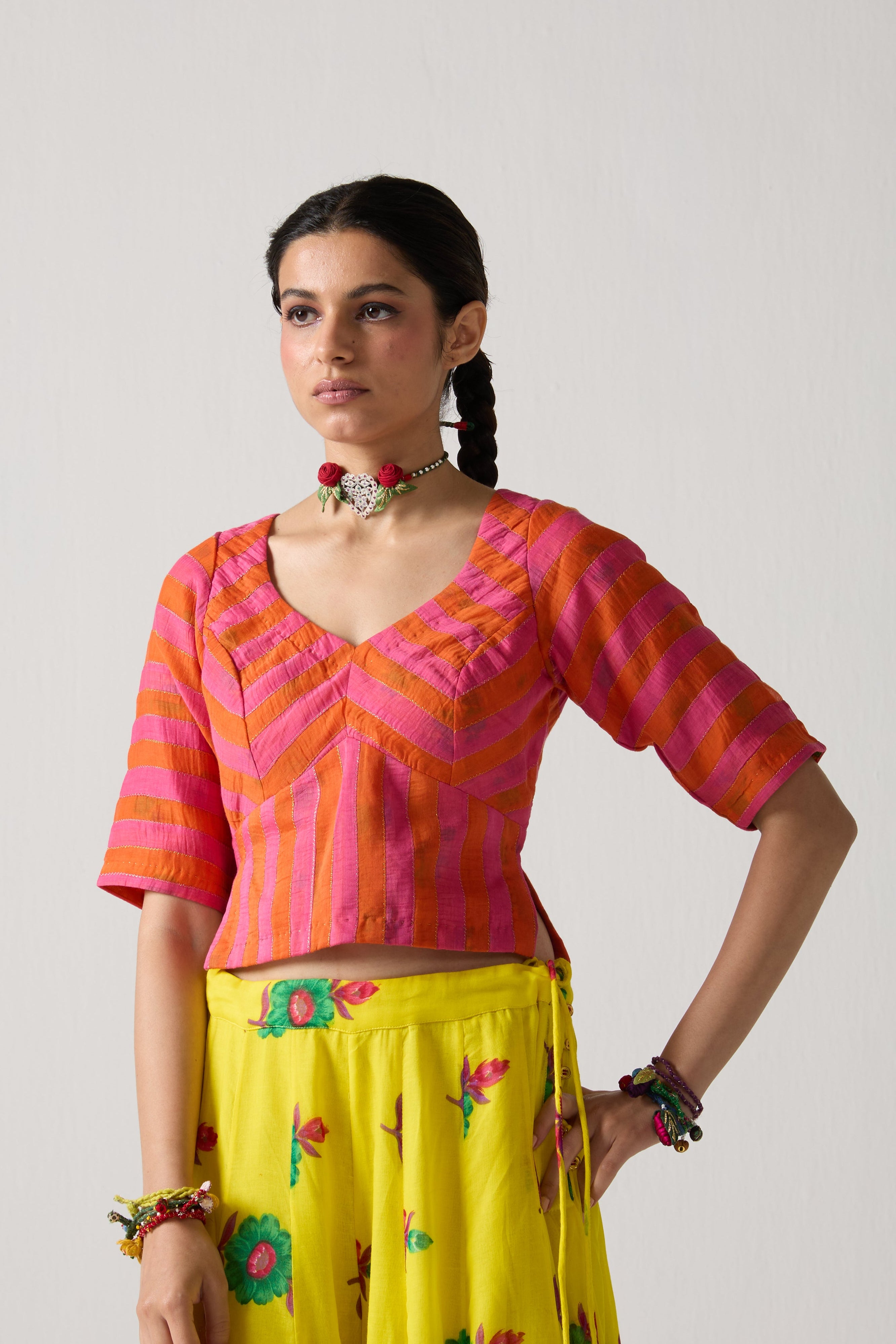 Coral Muse Blouse