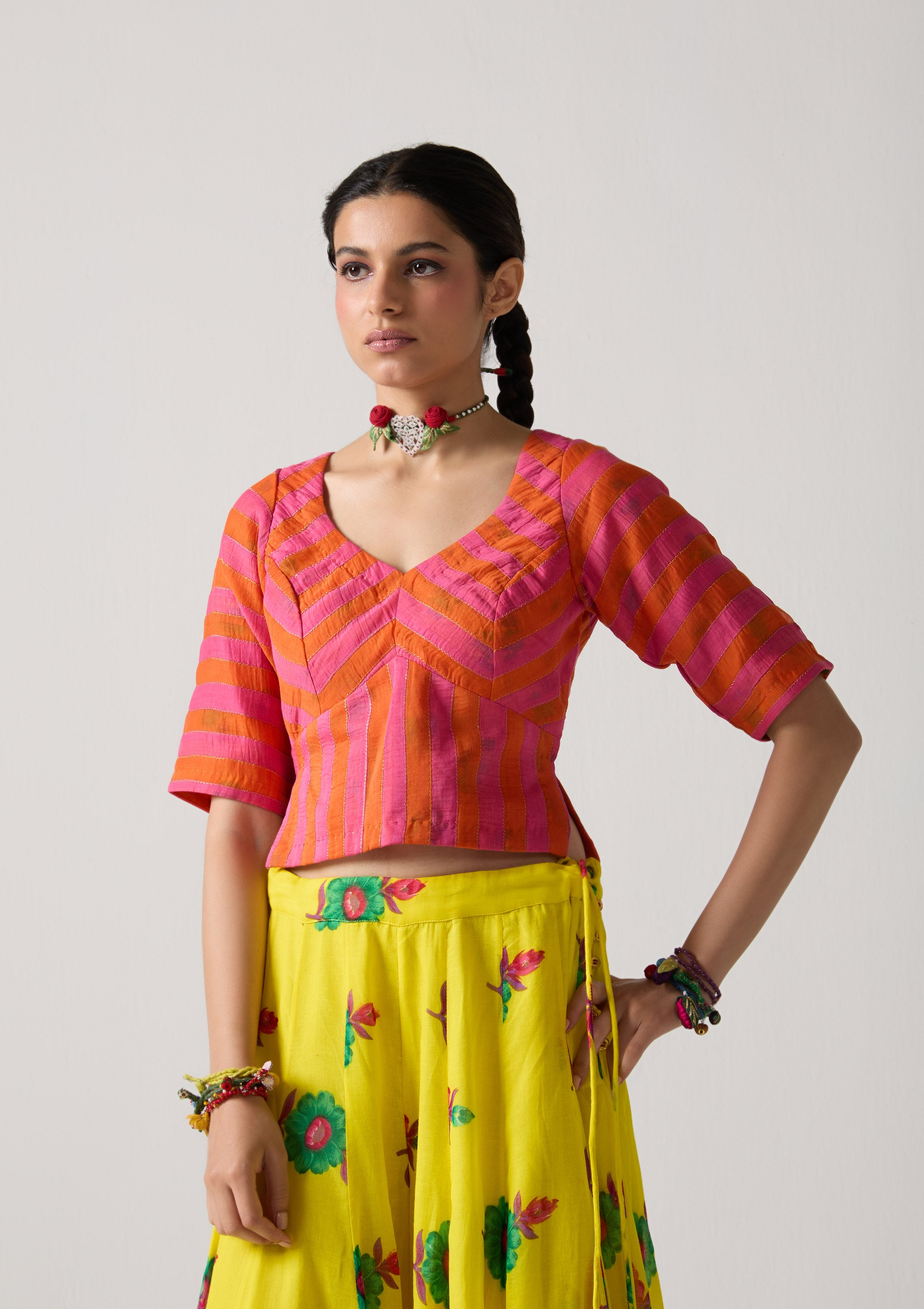 Coral Muse Blouse