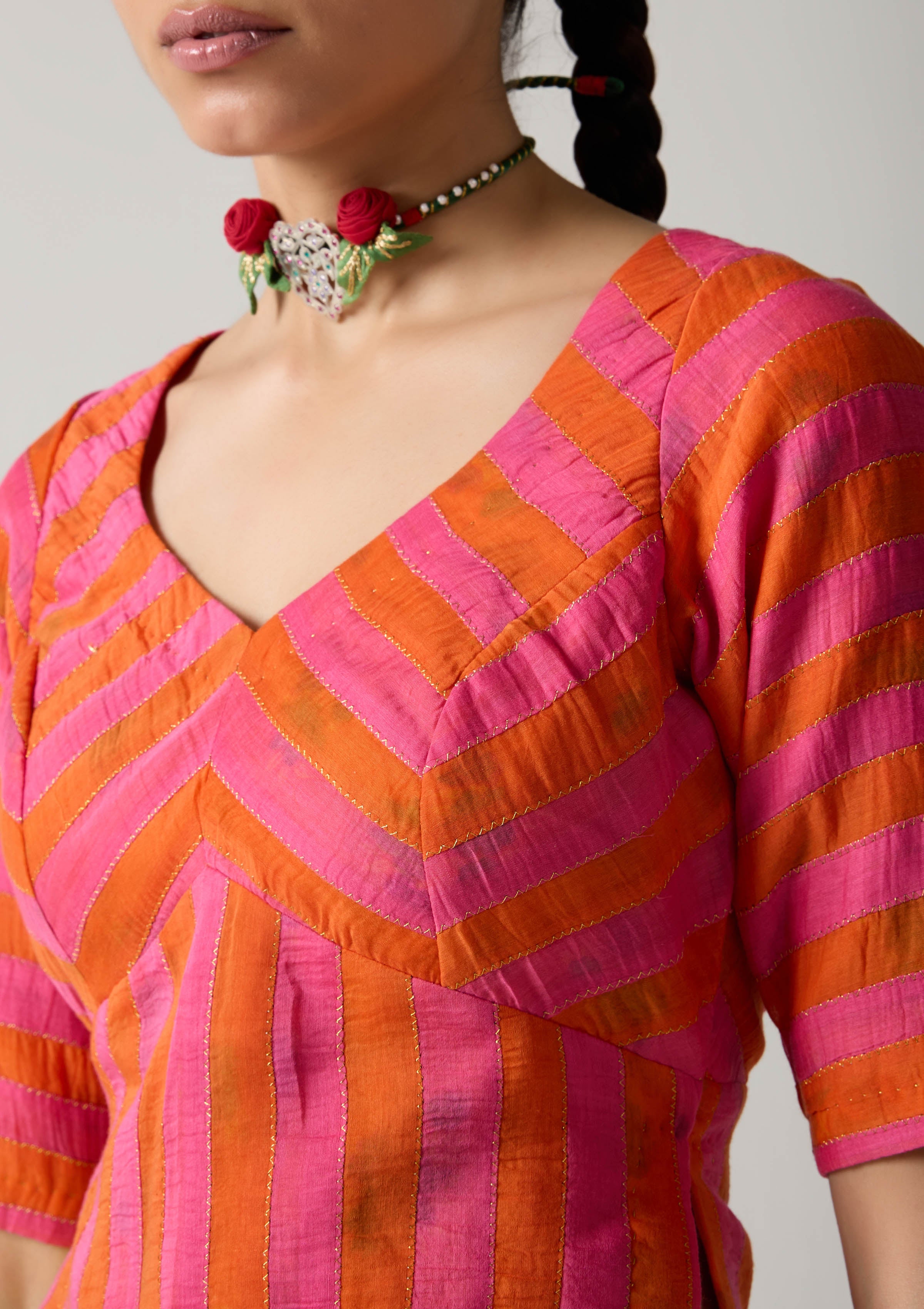 Coral Muse Blouse