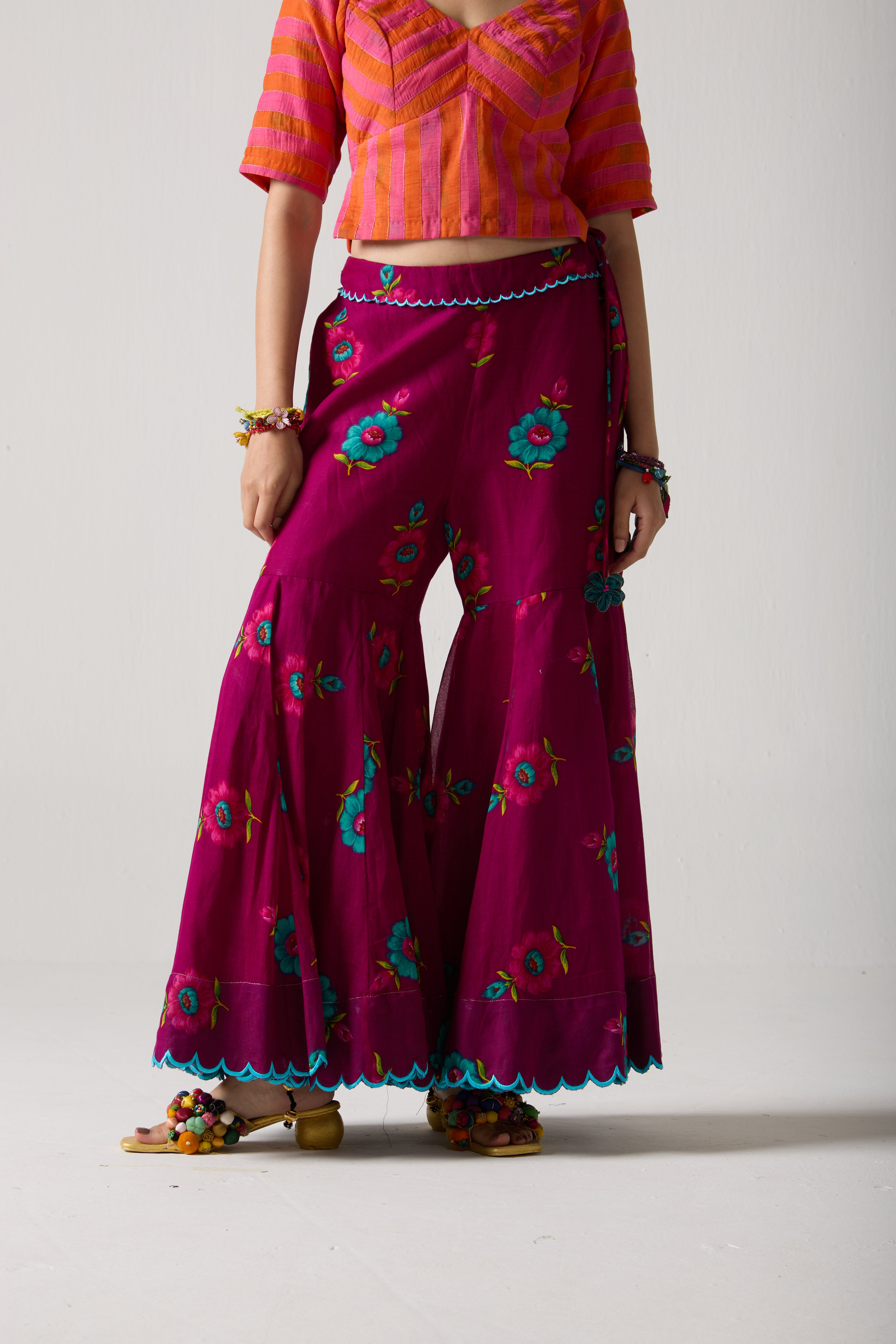 Plum Bloom Gharara